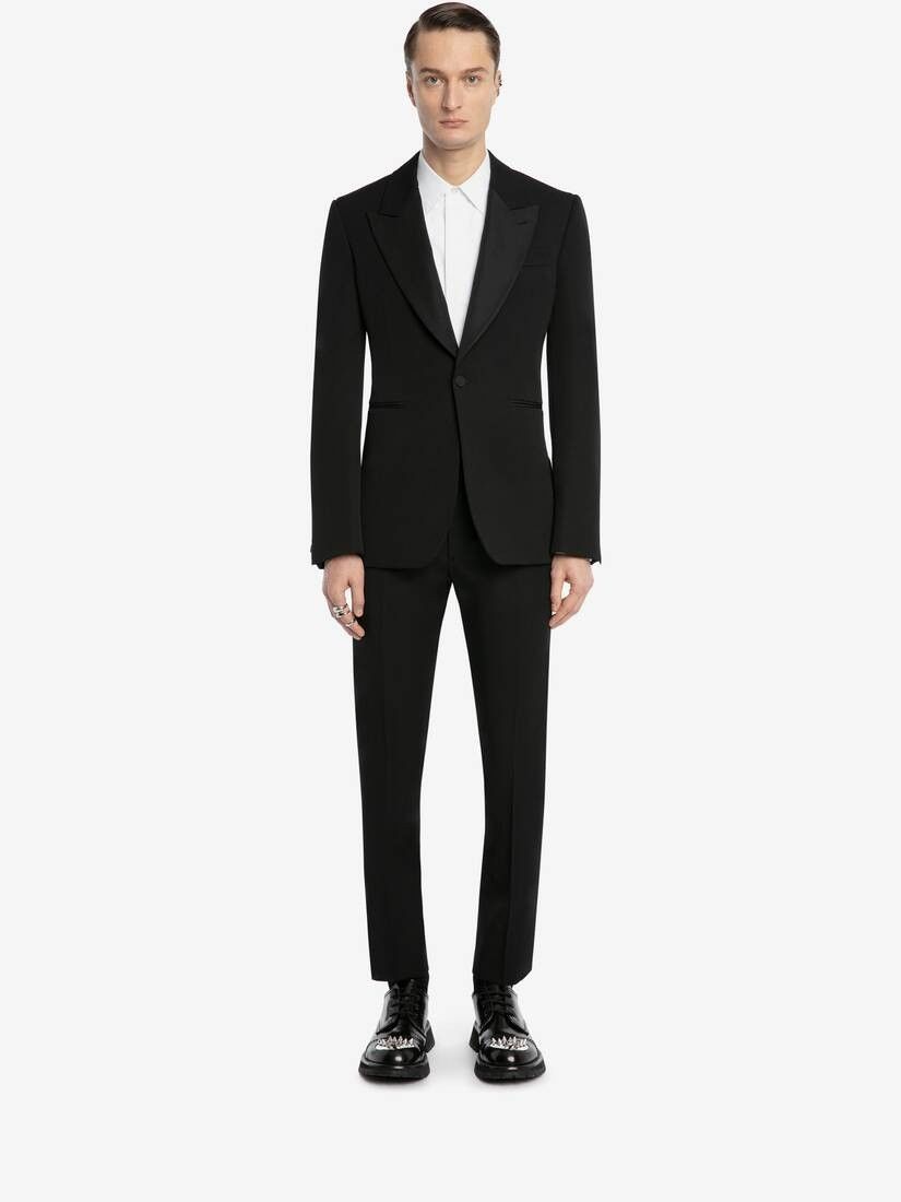 Alexander McQueen o1w1db10725 Large Lapels Tailored Jacket in Black Size US S / EU 44-46 / 1 - 3 Thumbnail