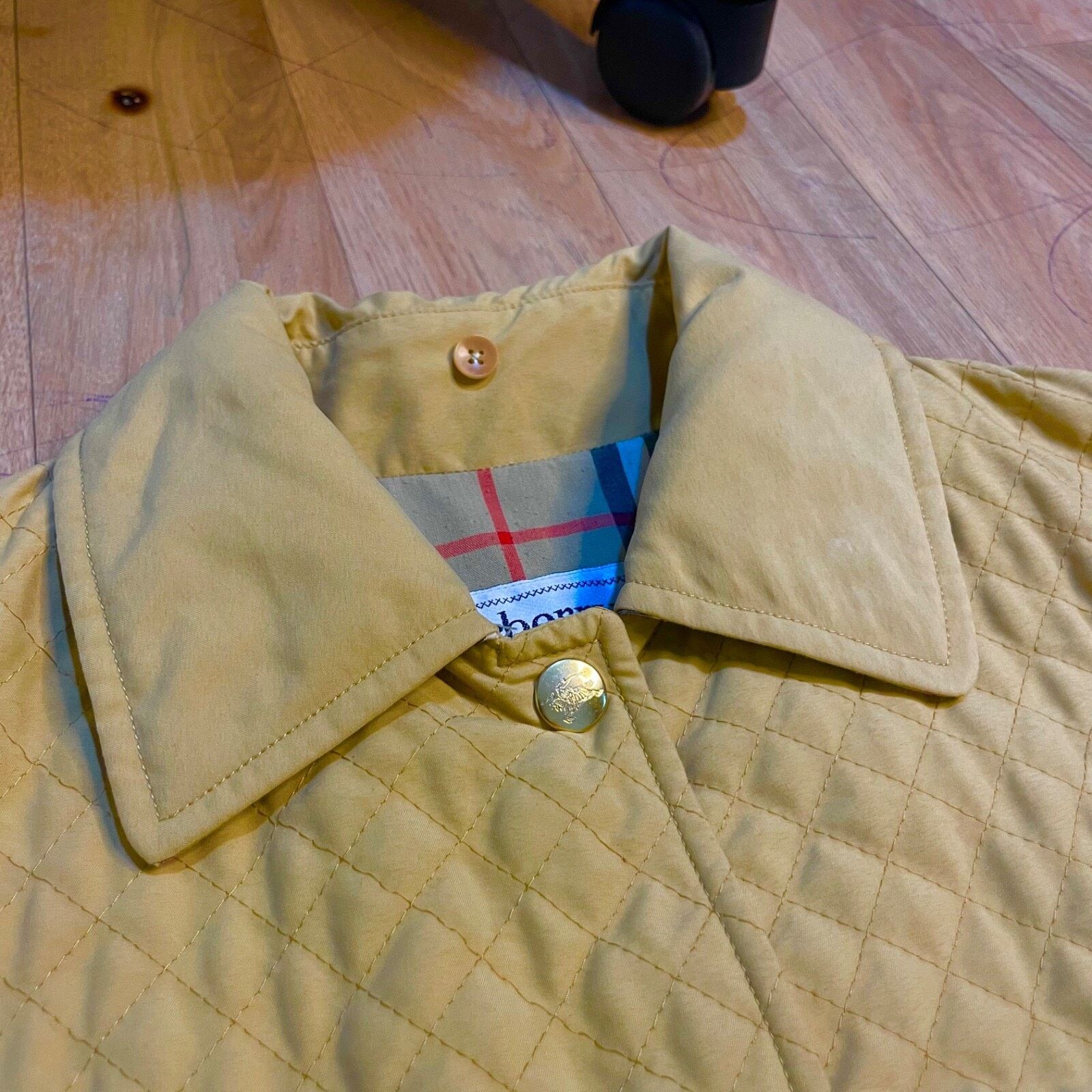 Burberry Burberry Quilted VINTAGE Jacket Nova check Diamond women's Size L / US 10 / IT 46 - 11 Thumbnail