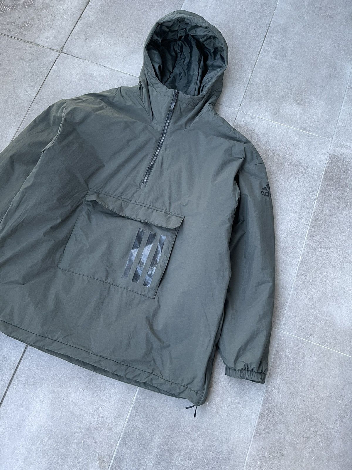 Adidas SS19 Adidas Multi Pocket Swamp Green Warm Anorak Jacket Size US XL / EU 56 / 4 - 5 Thumbnail
