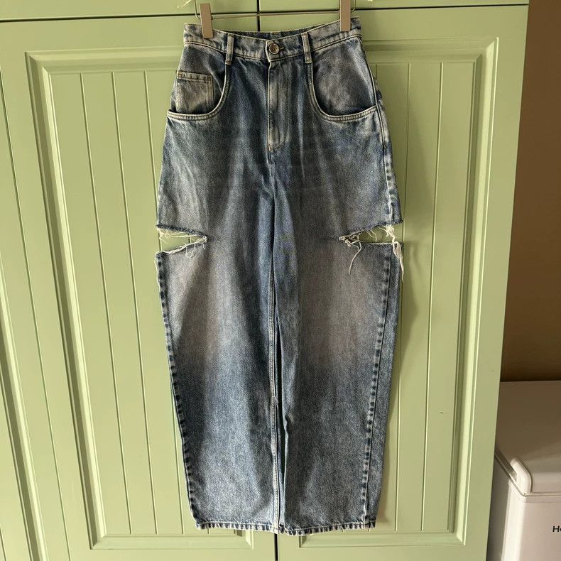 Maison Margiela Maison Margiela Distressed Denim Jeans- dmc Size US 31 - 1 Thumbnail
