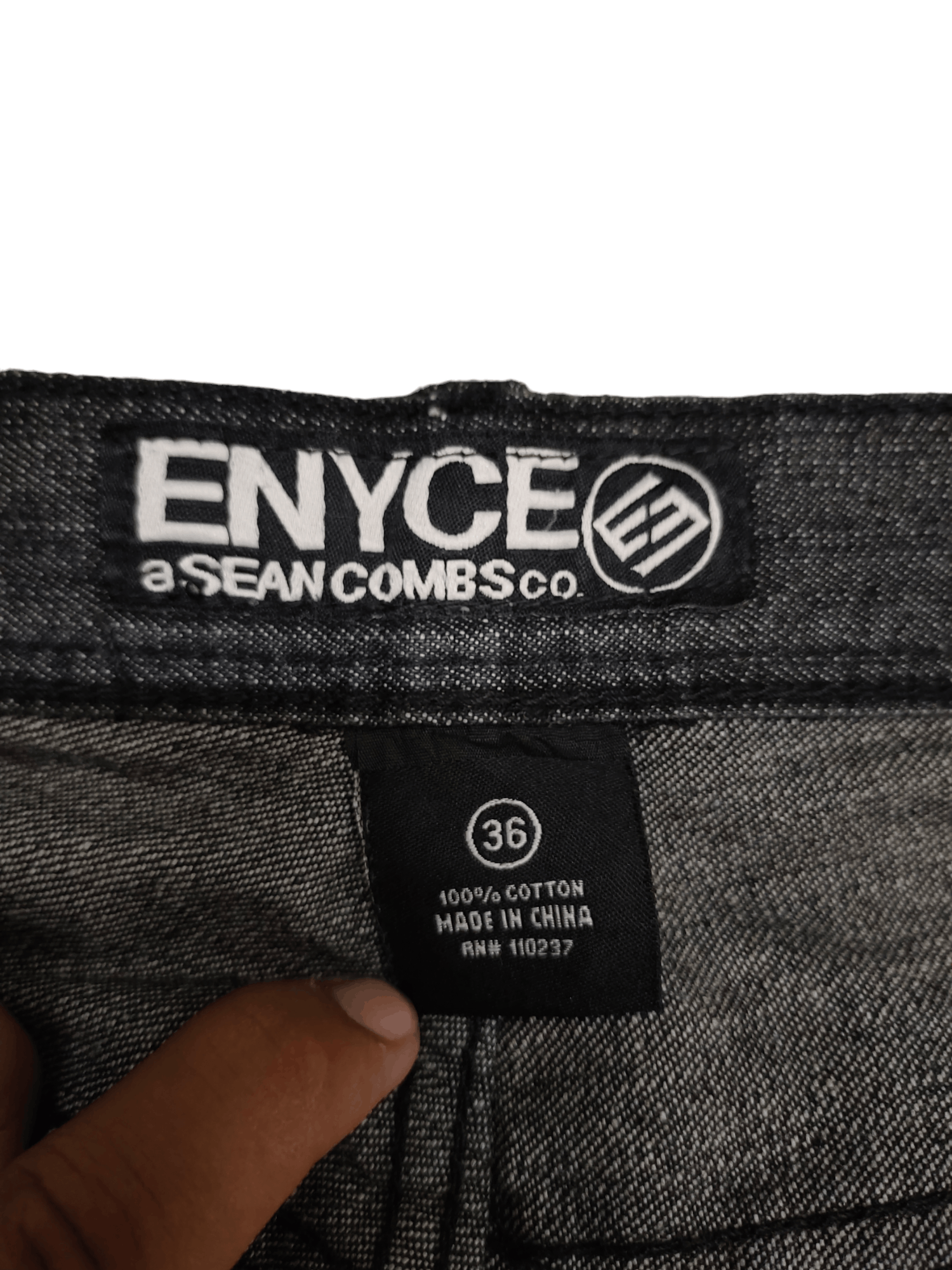 Enyce Enyce Embroidered Wide Leg Denim Y2k Jnco Baggy Jeans Size US 36 / EU 52 - 15 Thumbnail