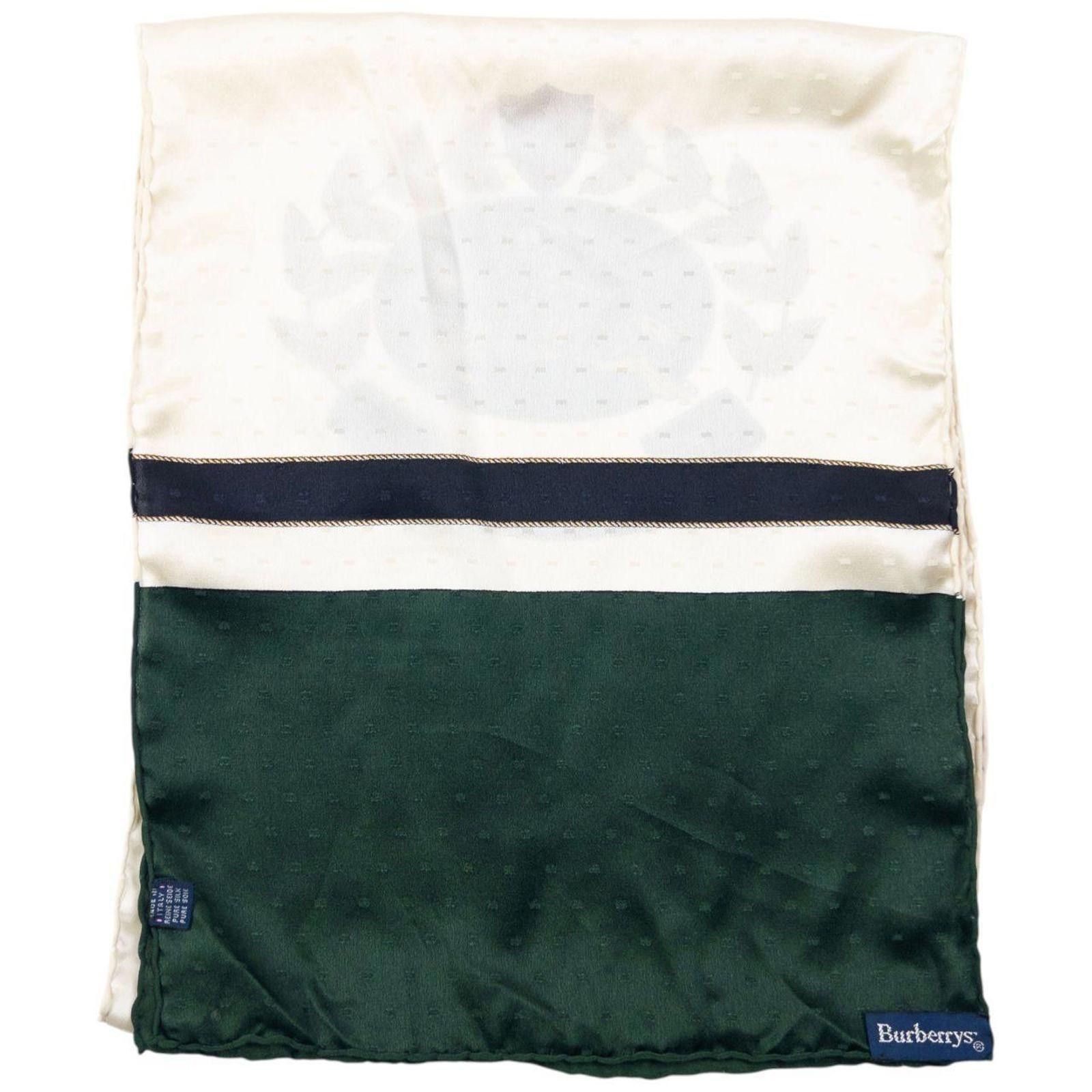 Burberry Vintage 90s Burberry Silk Scarf Size ONE SIZE - 3 Thumbnail