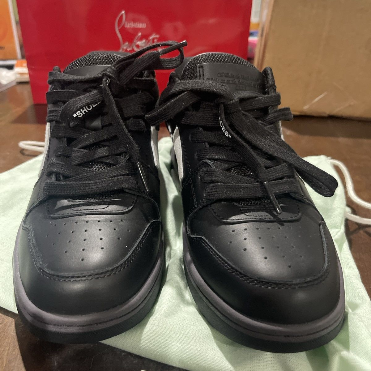 Off-White Women Off White Out Of Office Size 38 WITH NO BOX Or ZIP TIE Size US 8 / IT 38 - 2 Thumbnail