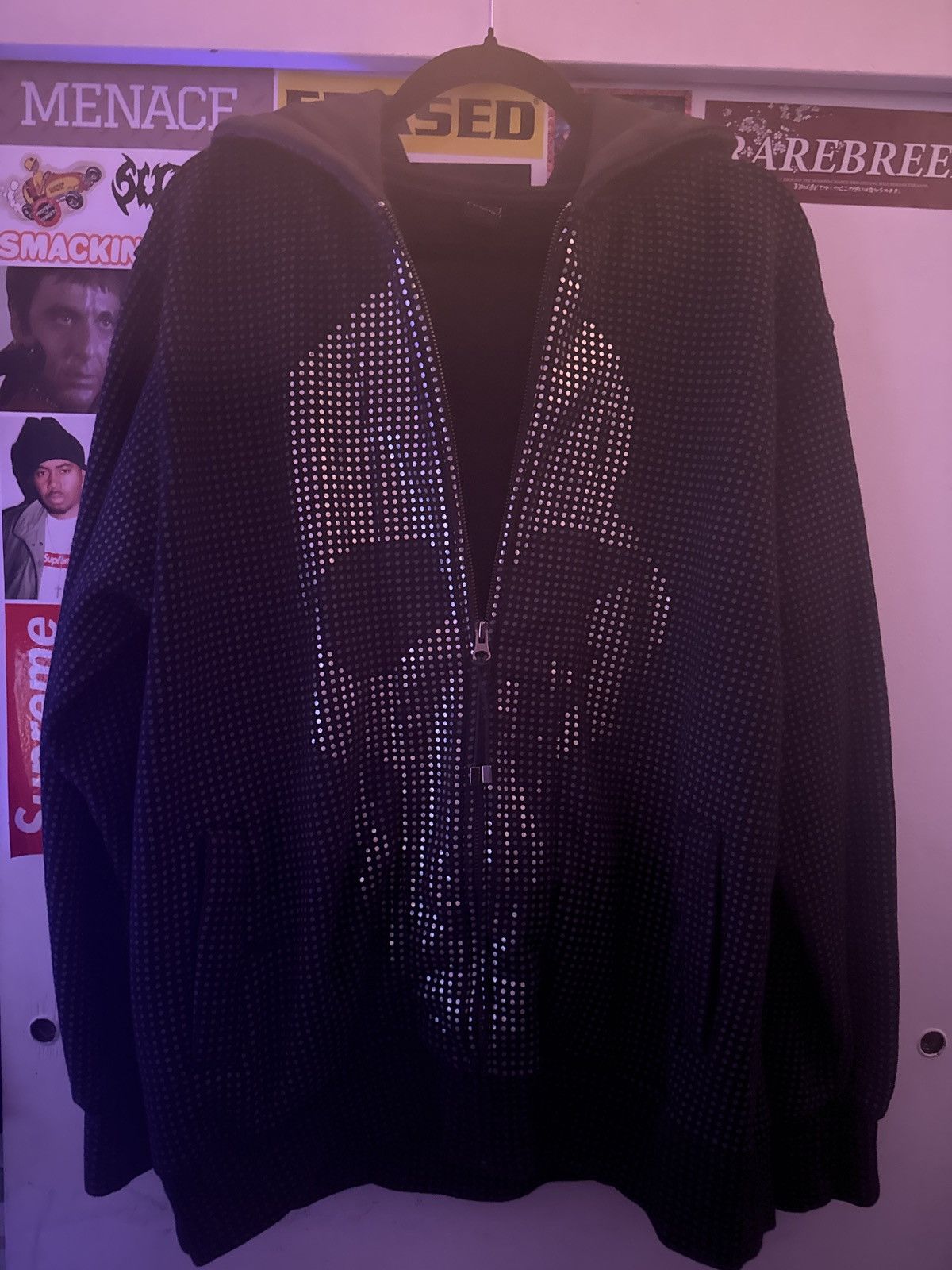Freshjive Freshjive DOT Skull zip up hoodie Size US L / EU 52-54 / 3 - 1 Thumbnail