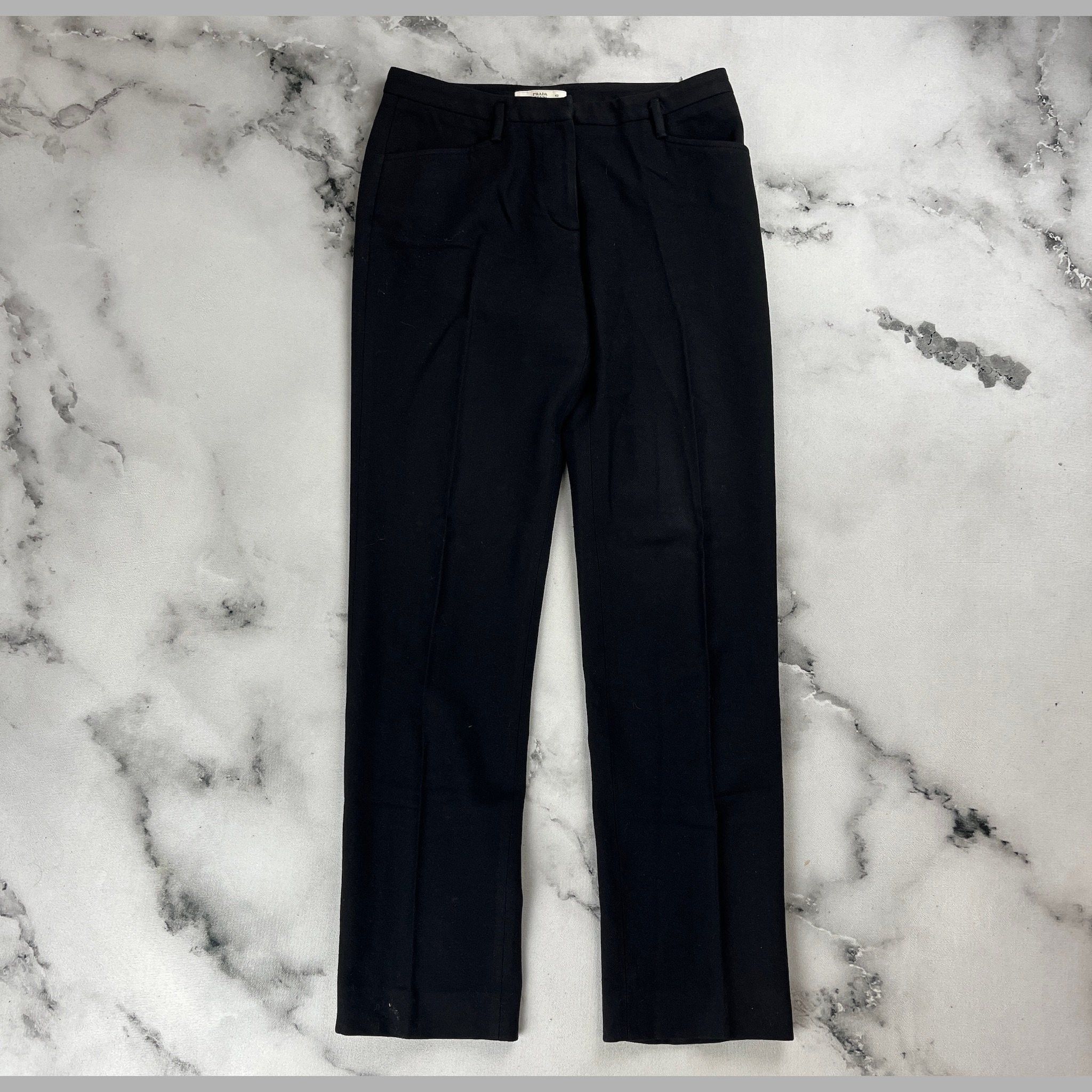 Prada Pantaloni Prada Lana – 42 IT Size 28" / US 6 / IT 42 - 1 Thumbnail