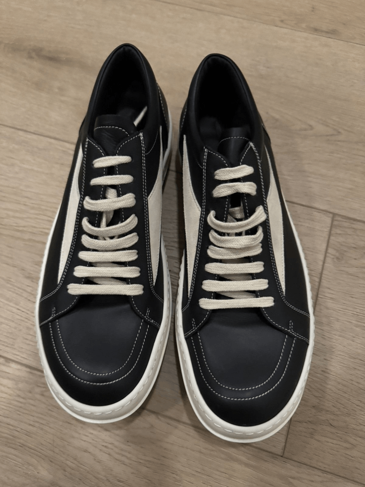 Rick Owens Leather Vintage Vans Sneakers Size US 12 / EU 45 - 1 Thumbnail