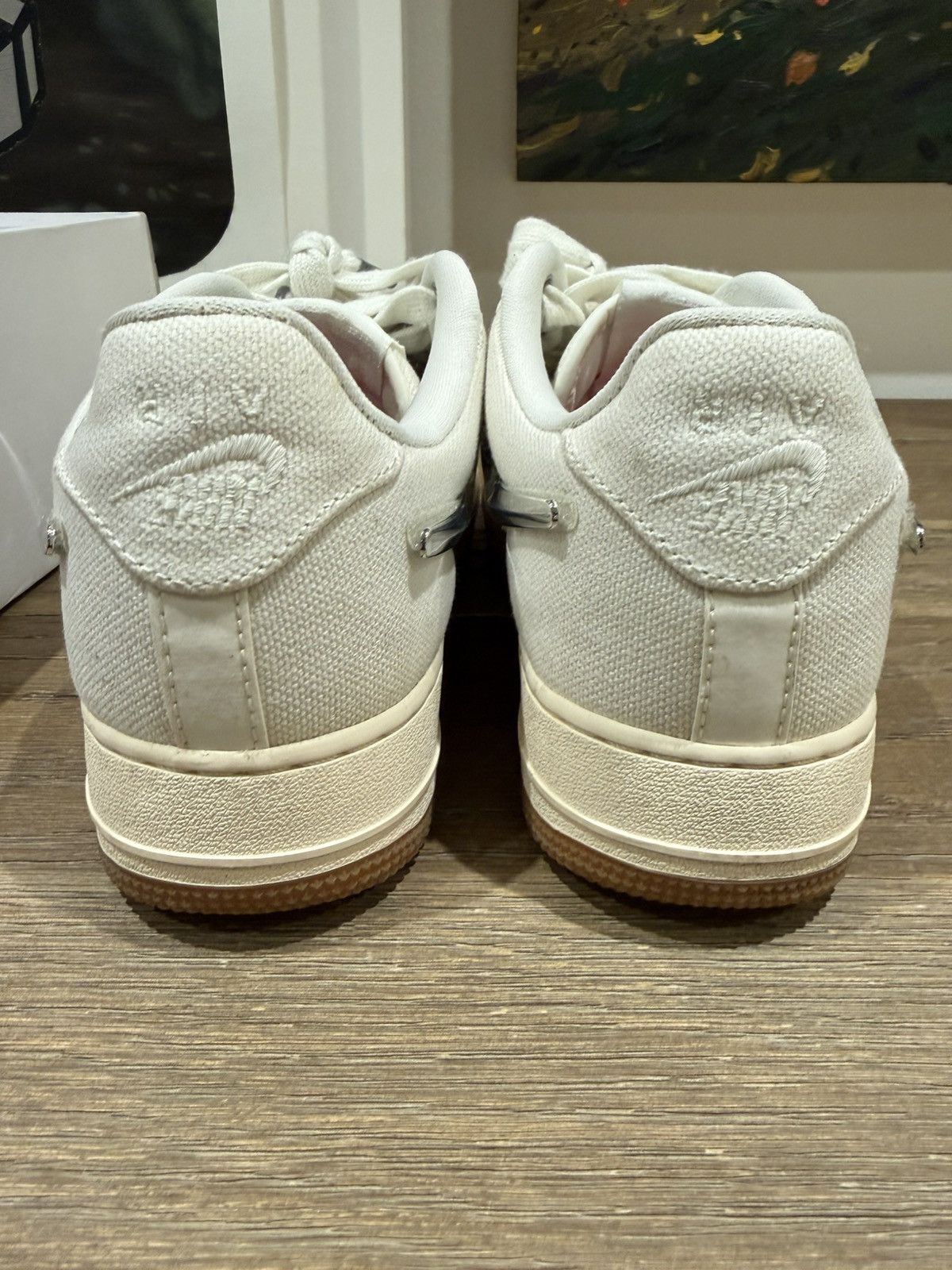Travis Scott x Nike Air Force 1 Sail - Size 8 - AQ4211 101