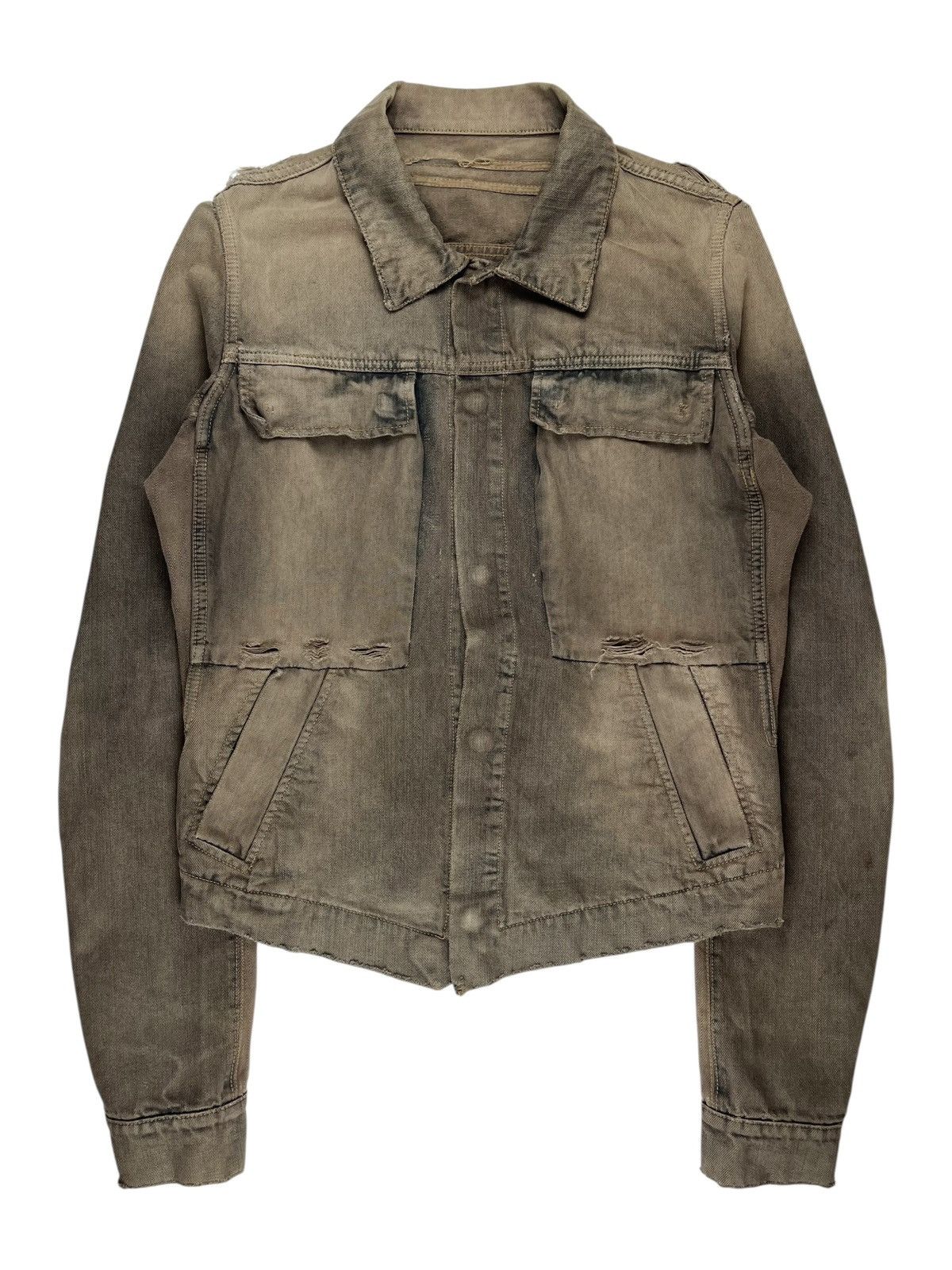 期間限定！Rick Owens　Dustulator jacket ジャケット Rare Rick Owens FW06 Dustulator Blistered Goat Leather