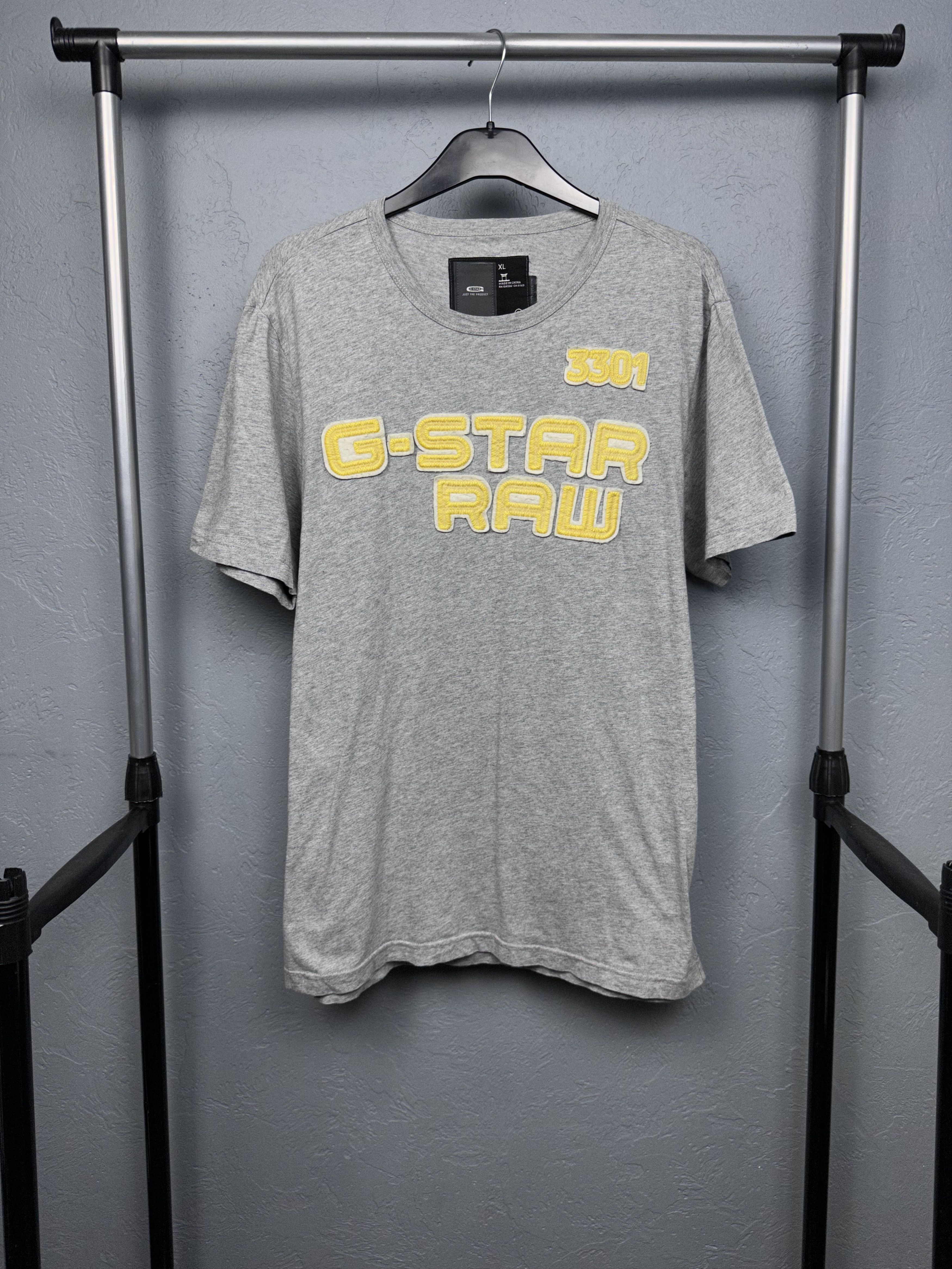 G-Star G Star Raw Scott Contrast Vintage Mens T-Shirt Tee Y2K Size US XL / EU 56 / 4 - 1 Thumbnail