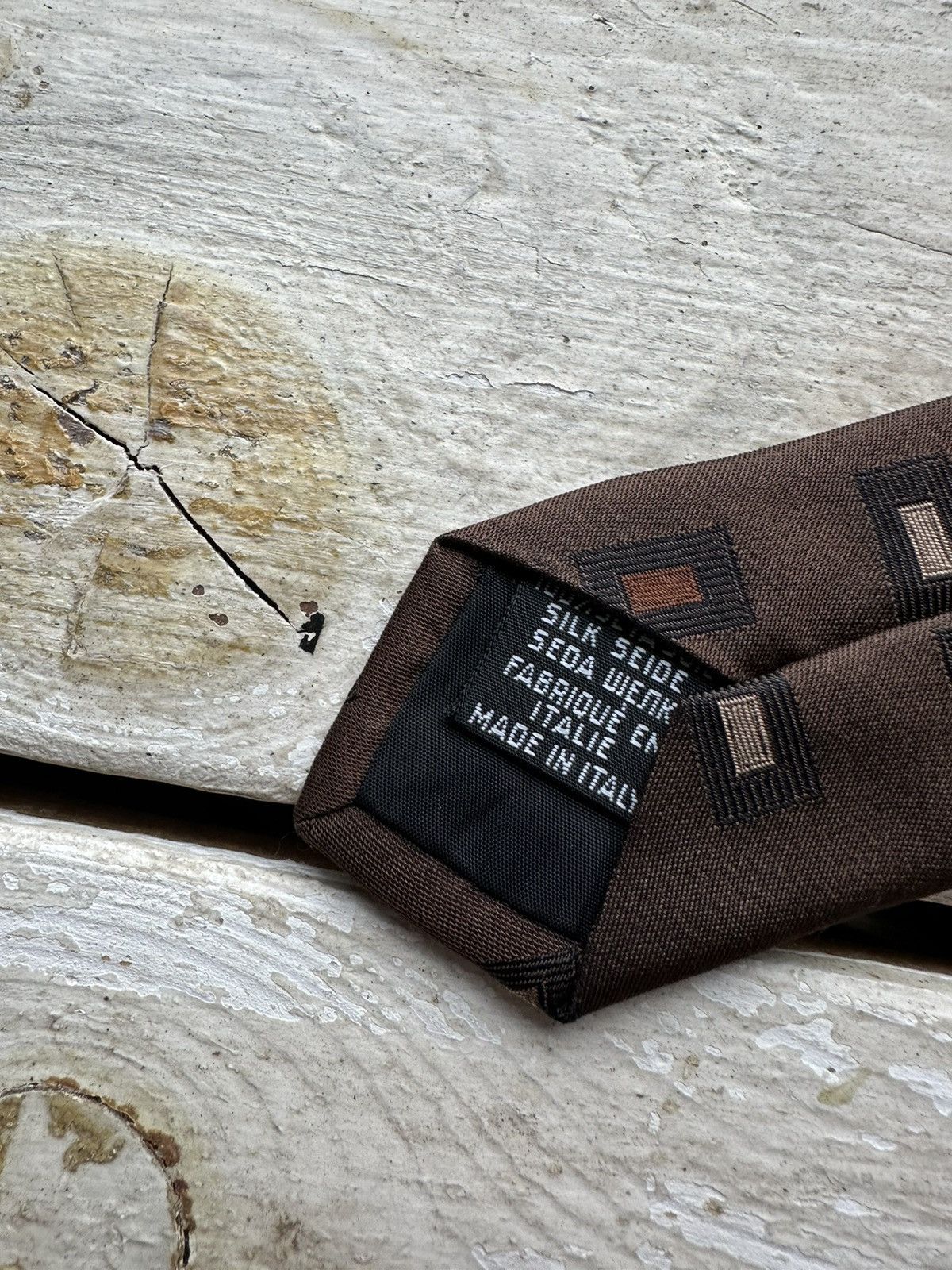 Designer × Hugo Boss 🚨RARE Hugo Boss Tie old money style Burgundy luxury monogram Size ONE SIZE - 8 Thumbnail
