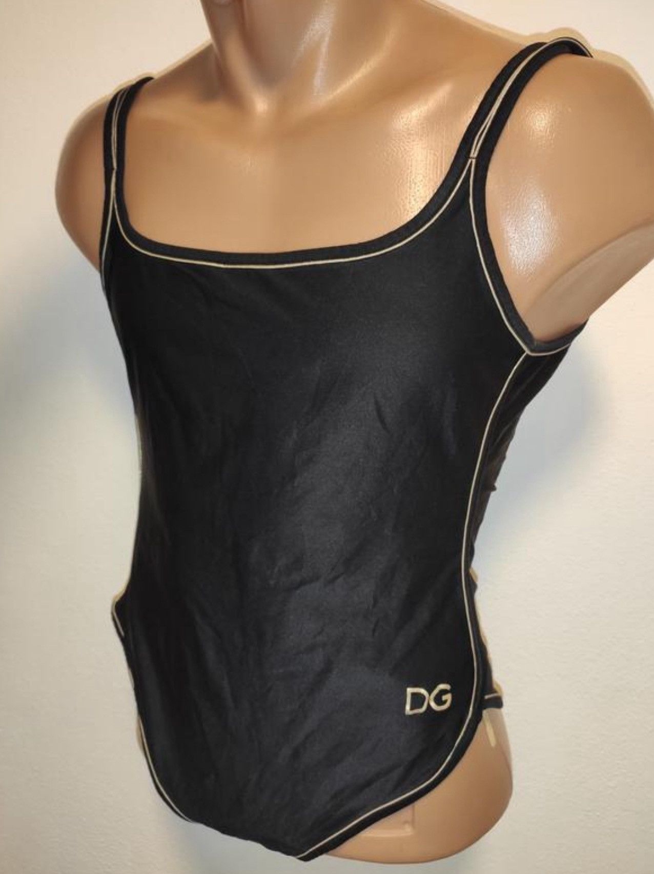 Dolce & Gabbana Vintage Dolce&Gabbana Women’s One Piece Black Swimsuit DG Size M / US 6-8 / IT 42-44 - 4 Thumbnail