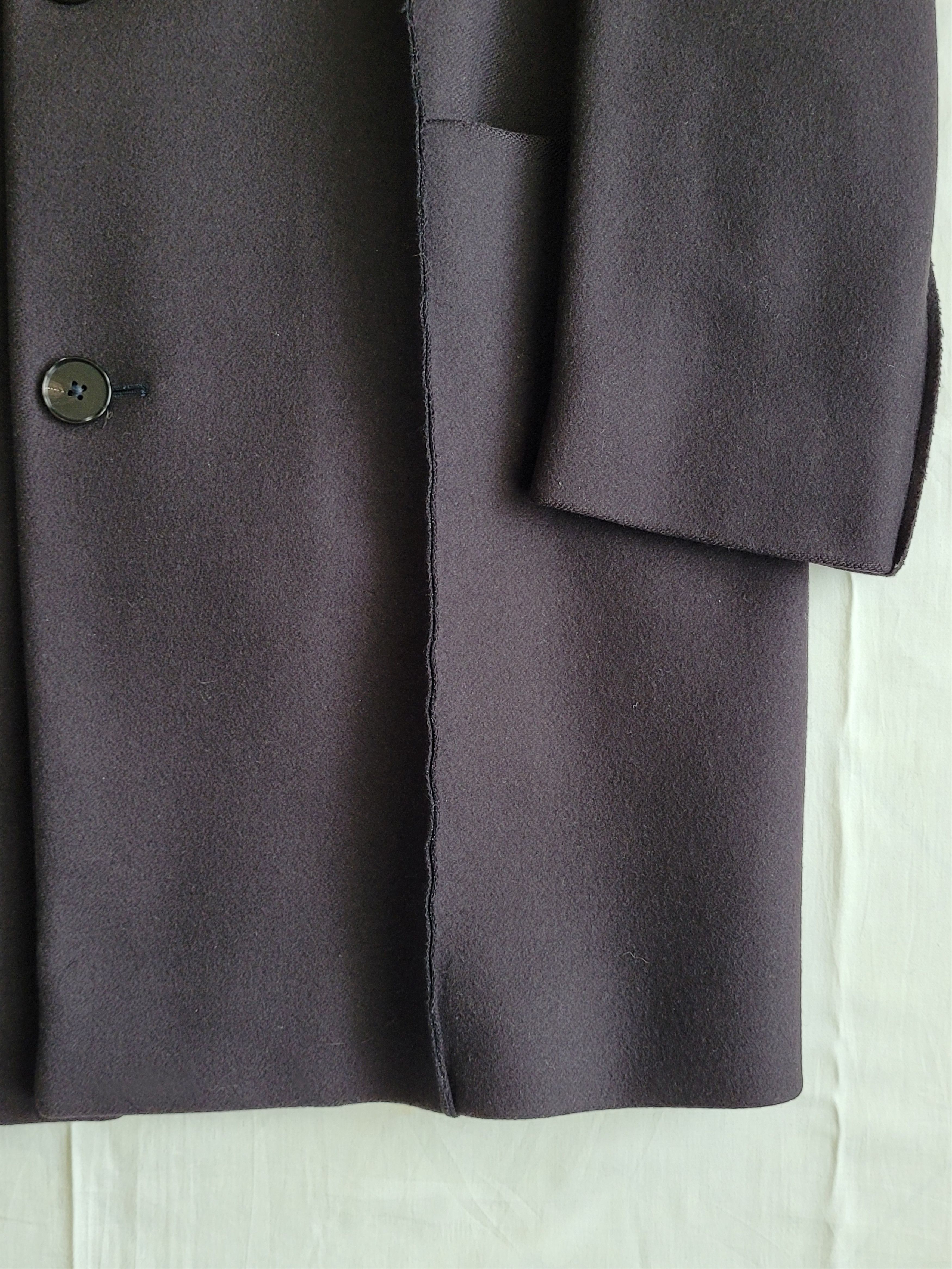 Maison Margiela Maison Margiela inside-out raw-details woolen coat Size US M / EU 48-50 / 2 - 7 Thumbnail