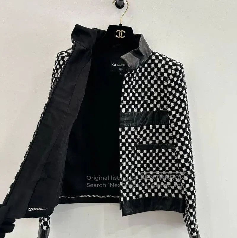 Chanel Chanel Black Wool Women's Jacket . Size S / US 4 / IT 40 - 4 Thumbnail