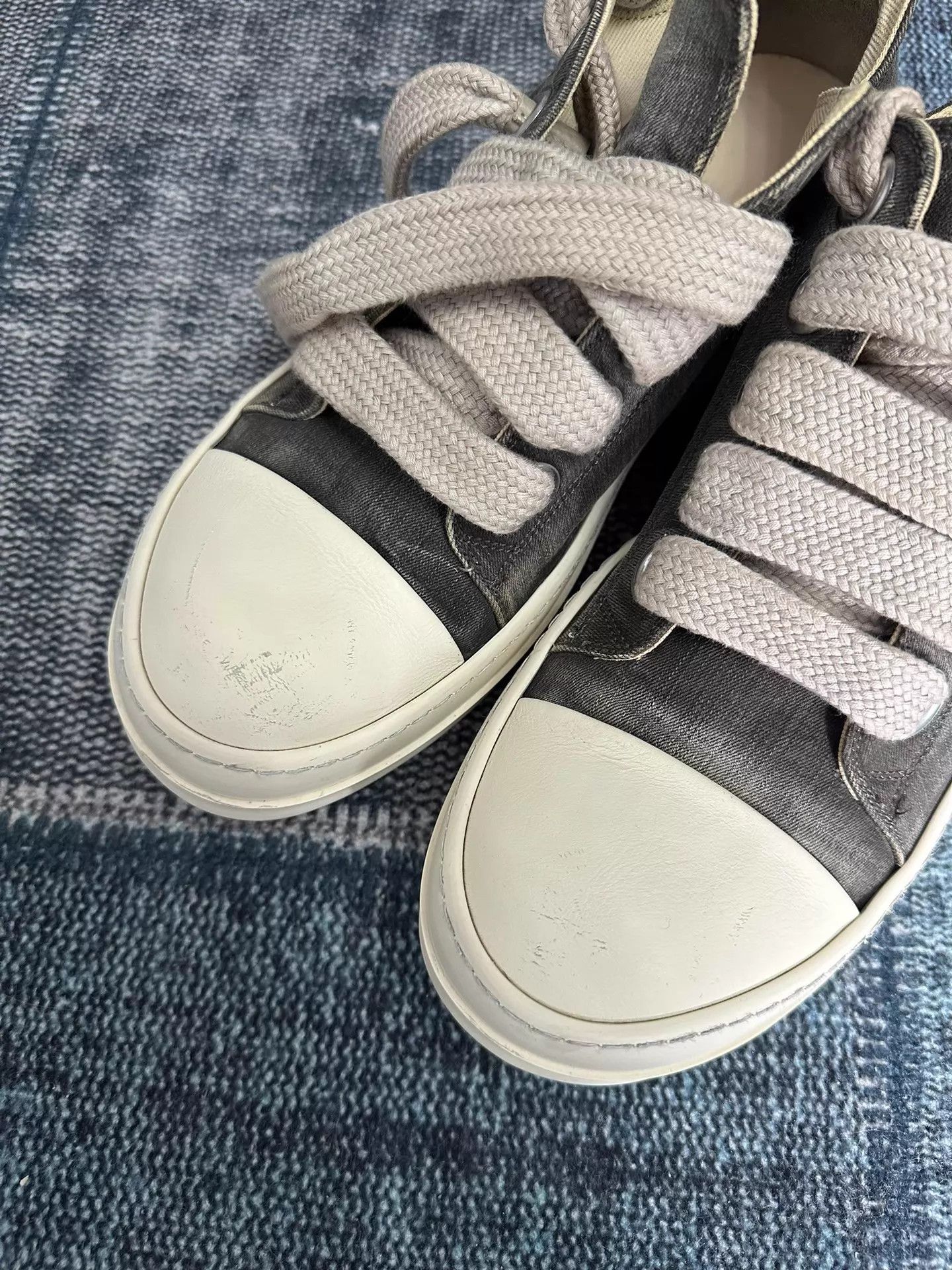 Rick Owens Rick Owens DRKSHDW Thick Laced Low Top 42 Size US 9 / EU 42 - 6 Thumbnail