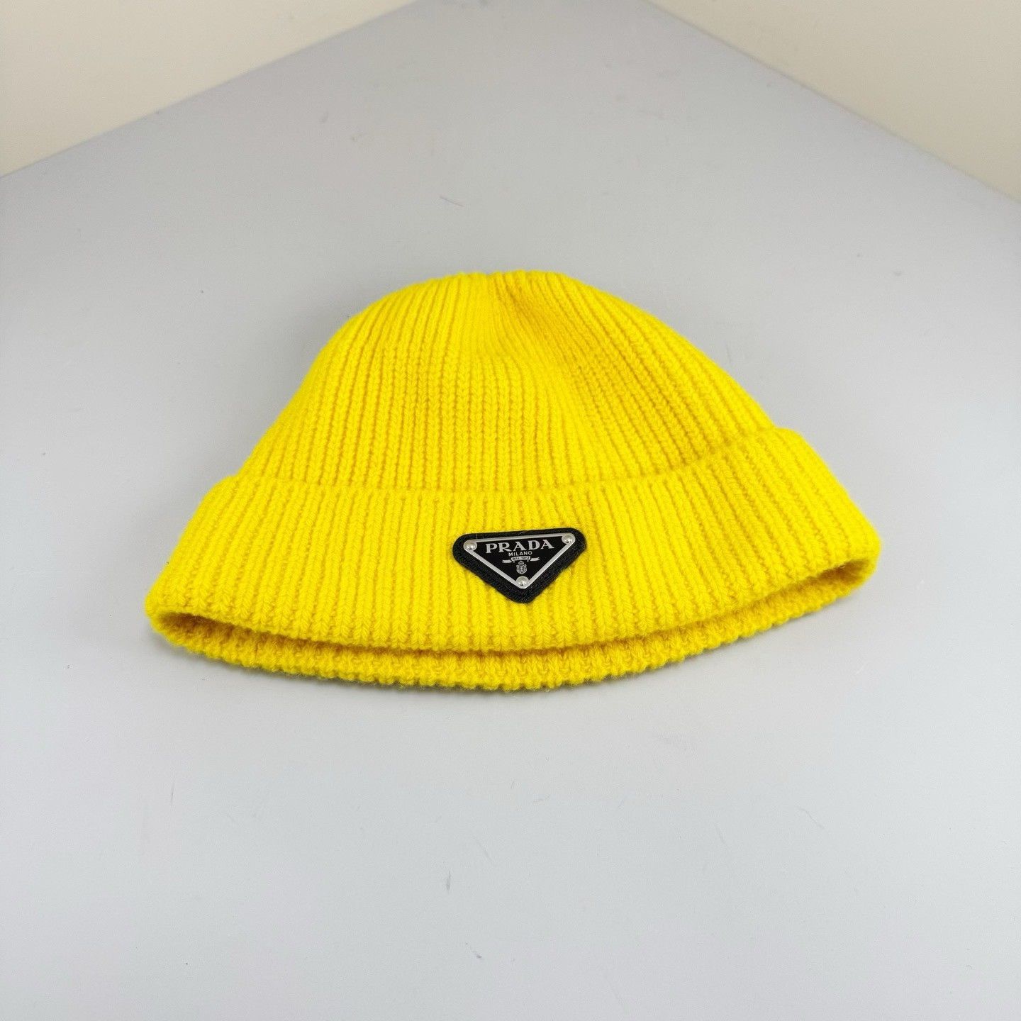 Prada Purple Mohair Knit Beanie Hat FW 2007 | Grailed