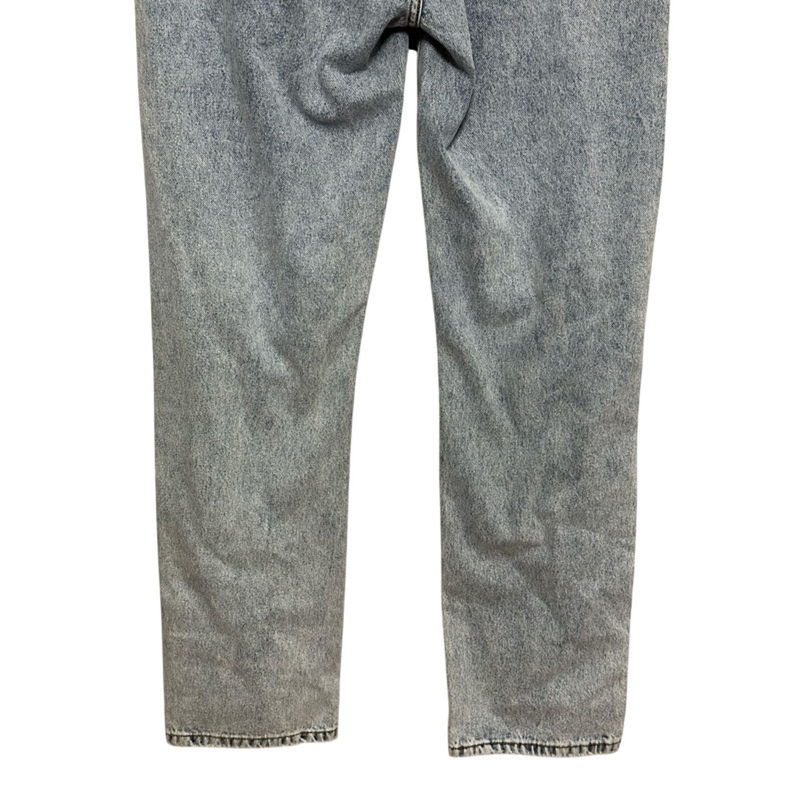 Other Amendi Straight Jeans Denim Distressed Blue Acid Wash M 36W Size US 36 / EU 52 - 6 Thumbnail