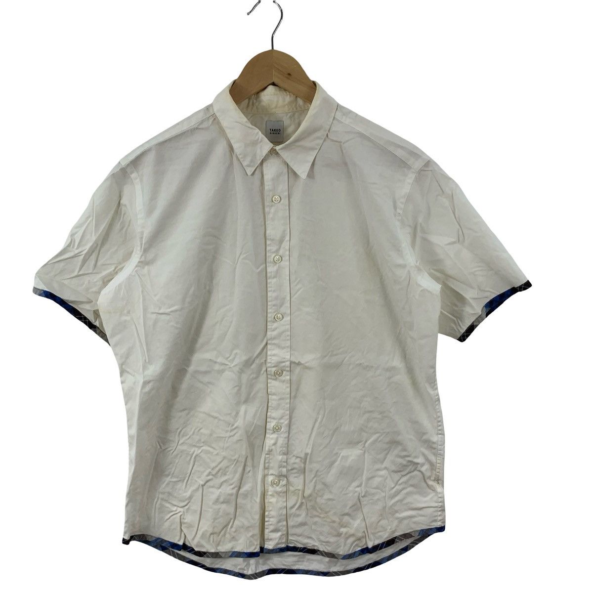 Vintage Vintage Minimalist Short Sleeve Button-Up Shirt Clean Classi Size US M / EU 48-50 / 2 - 5 Thumbnail