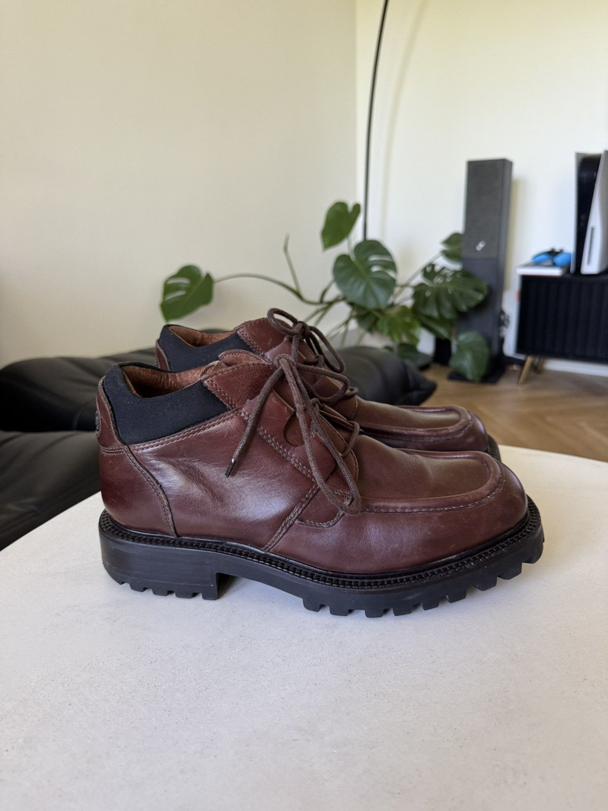 Leather Leather Boots High Quality Rare Combat Derby Hype Size US 8.5 / EU 41-42 - 1 Thumbnail