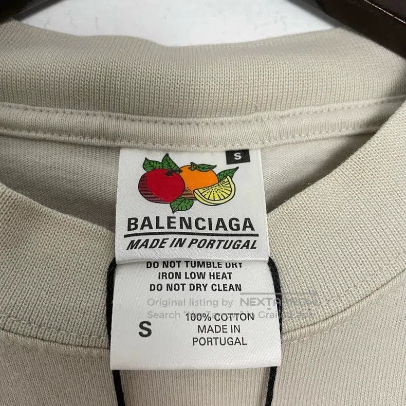 Balenciaga Balenciaga Embroidered Logo Short Sleeve T-Shirt Size US S / EU 44-46 / 1 - 3 Thumbnail