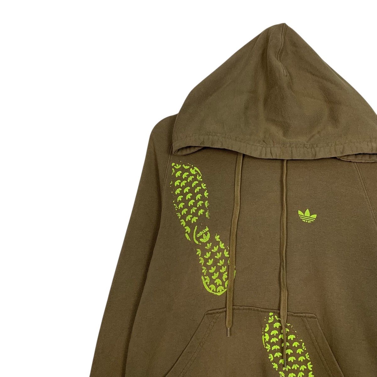 Adidas Y2K ADIDAS Shoe Sole Graphic Pullover Hoodies #3548-C162 Size US M / EU 48-50 / 2 - 3 Thumbnail