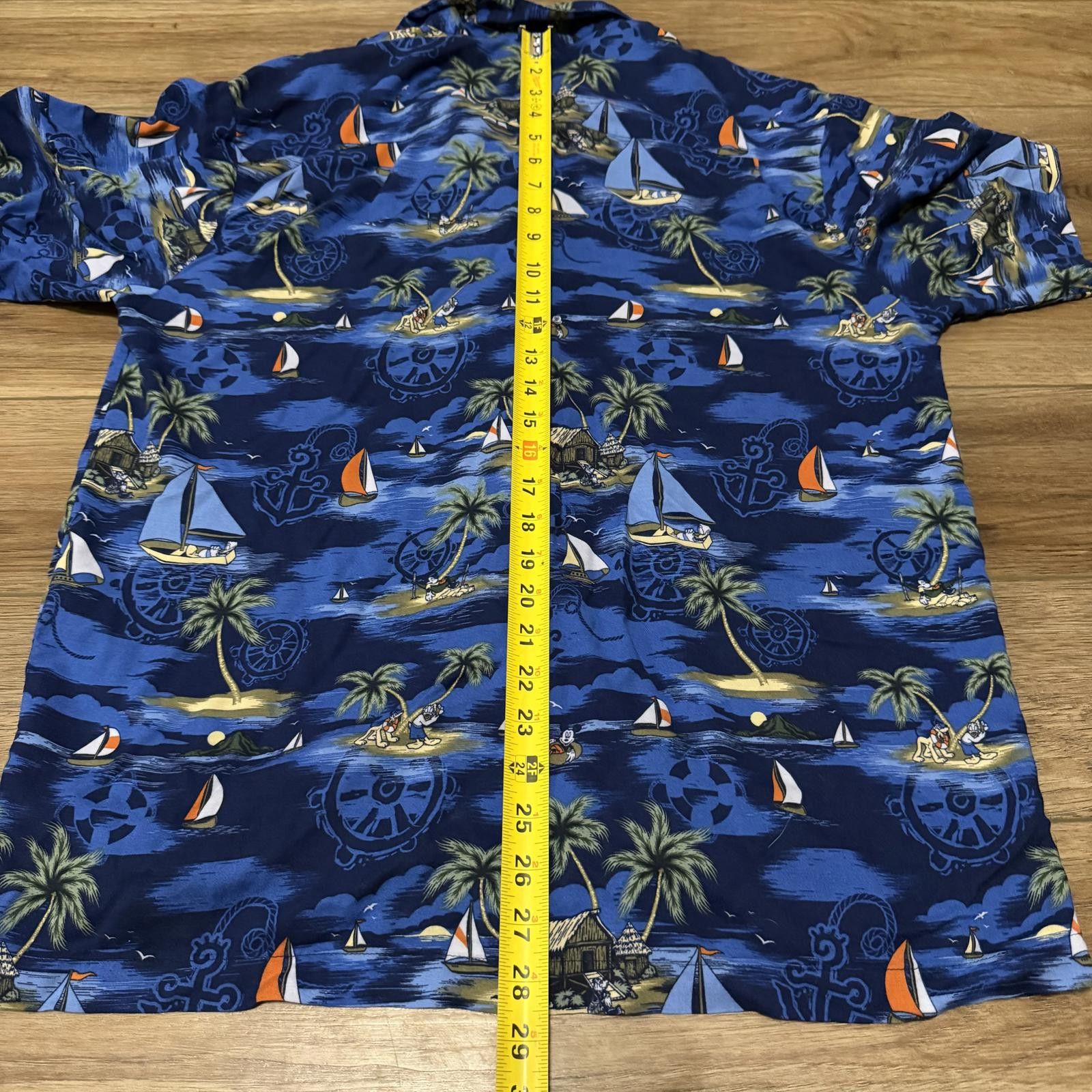 Disney Vintage Y2K Disney Hawaiian Disneyland Resort Rayon Shirt Size US M / EU 48-50 / 2 - 8 Thumbnail