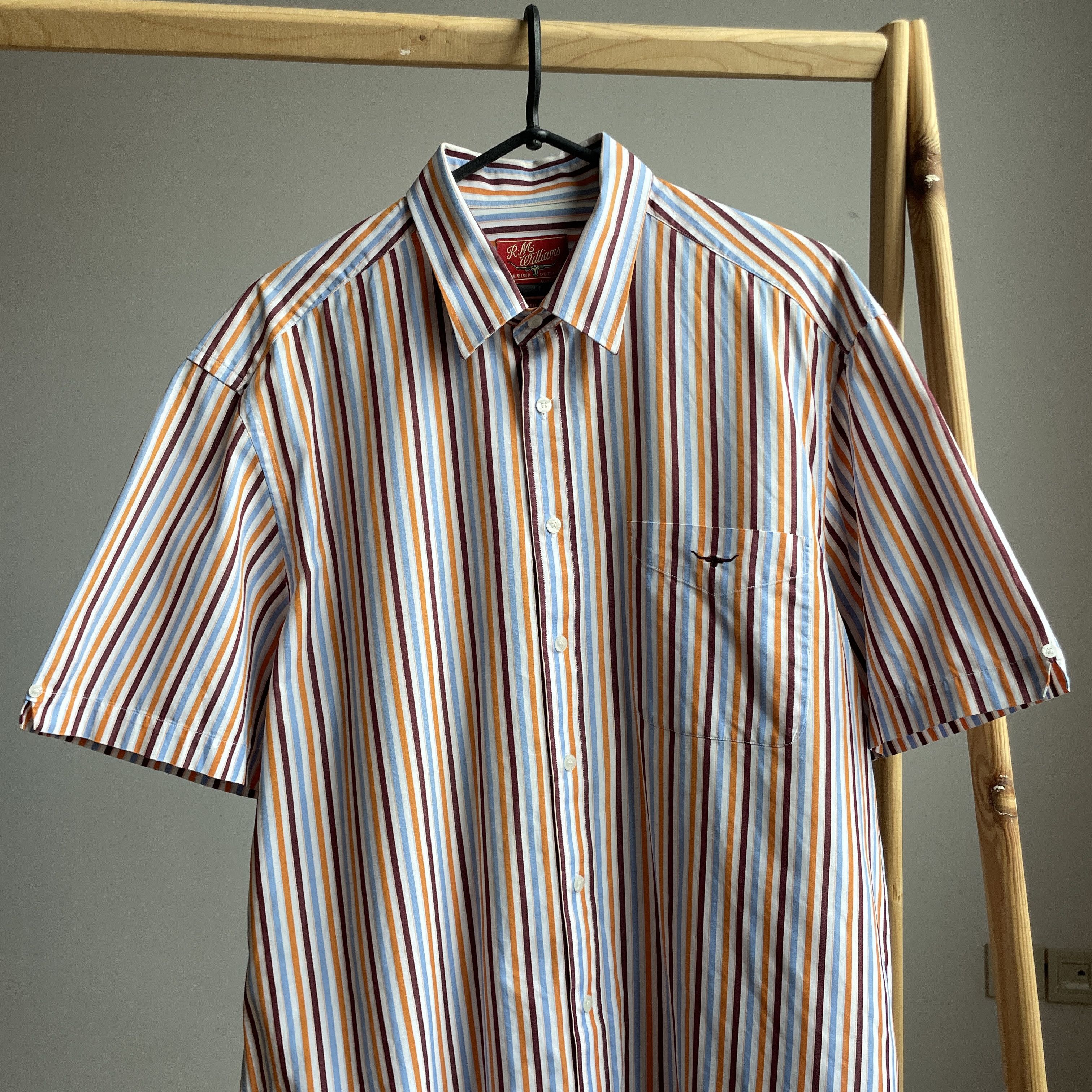 R.M. Williams R.M. Williams Striped S/S Shirt Size XXL Size US XXL / EU 58 / 5 - 3 Thumbnail