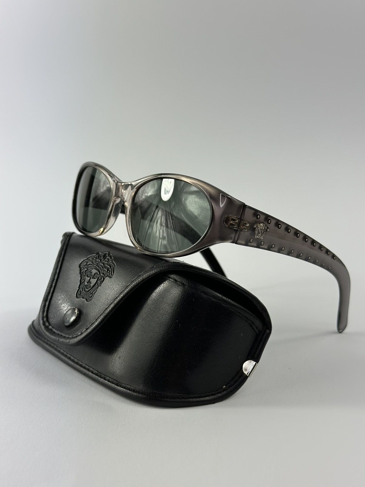 Versace Rare Gianni Versace Vintage Sunglasses Medusa - 435 362/476 Size ONE SIZE - 2 Thumbnail