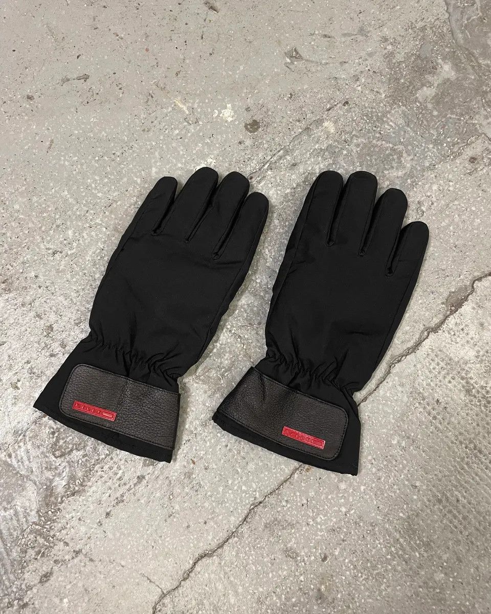 Prada 2000s Prada Black Hybrid Tactical Gloves Size ONE SIZE - 3 Thumbnail