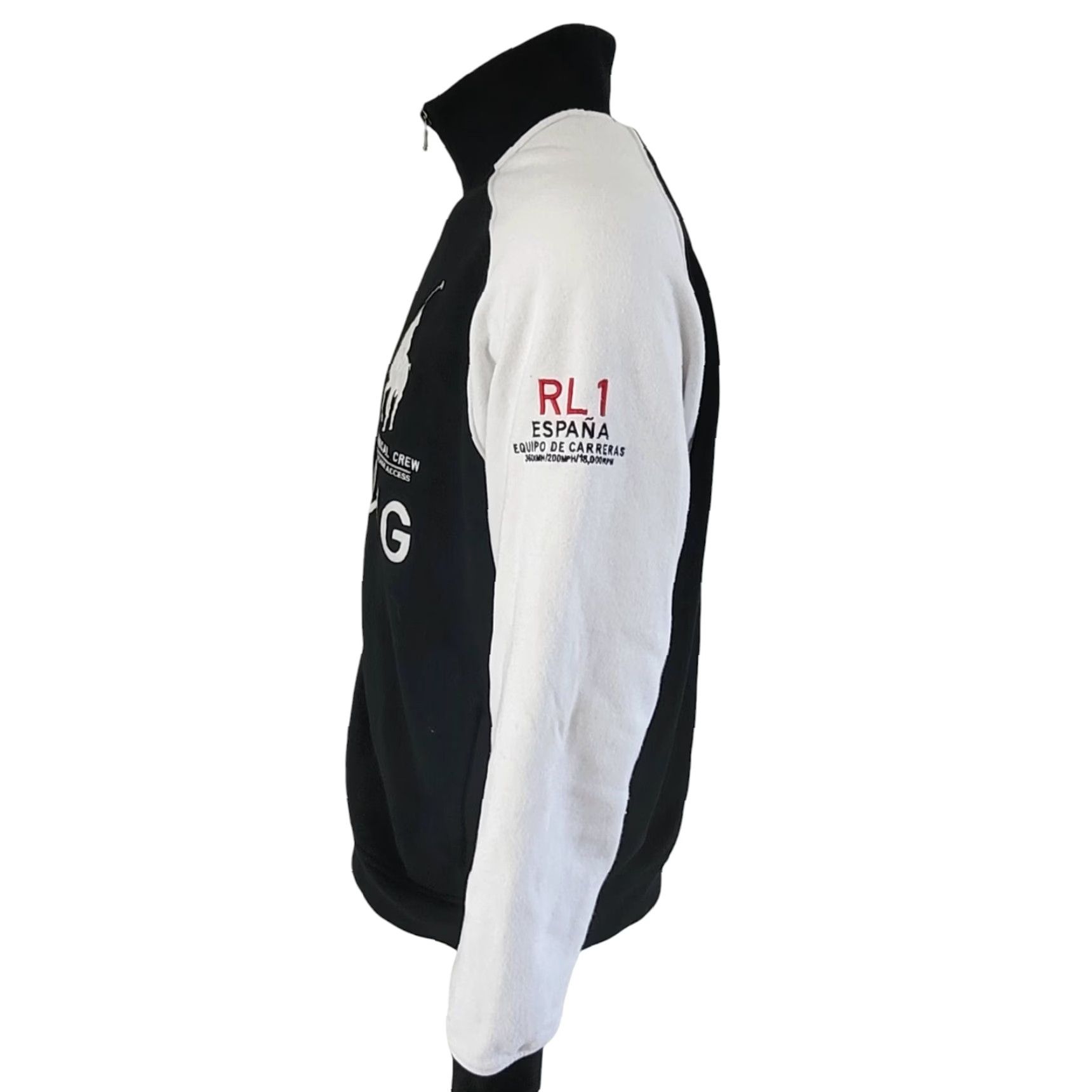 Polo Ralph Lauren VINTAGE Polo Ralph Lauren RL Racing Tracksuit Top Jacket XL Spain Multicoloured Racing/Activewear Mens Track Jacket Size US XL / EU 56 / 4 - 6 Thumbnail