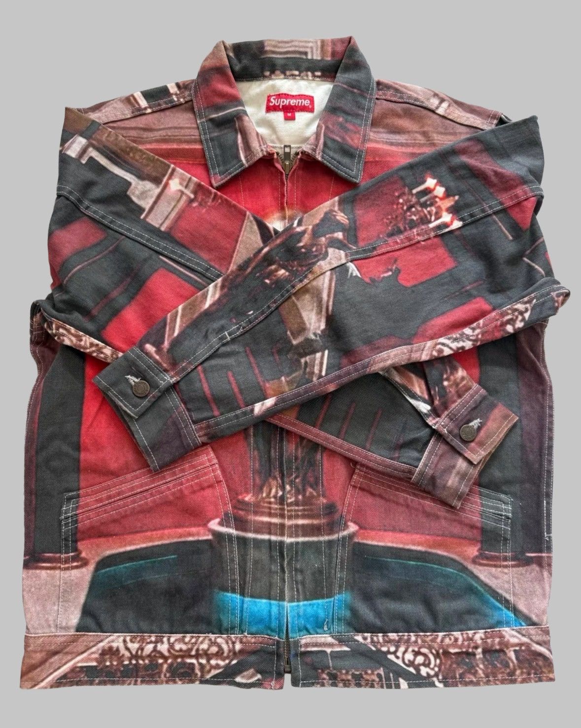 Supreme Scarface The World Is Yours Denim Jacket | Grailed