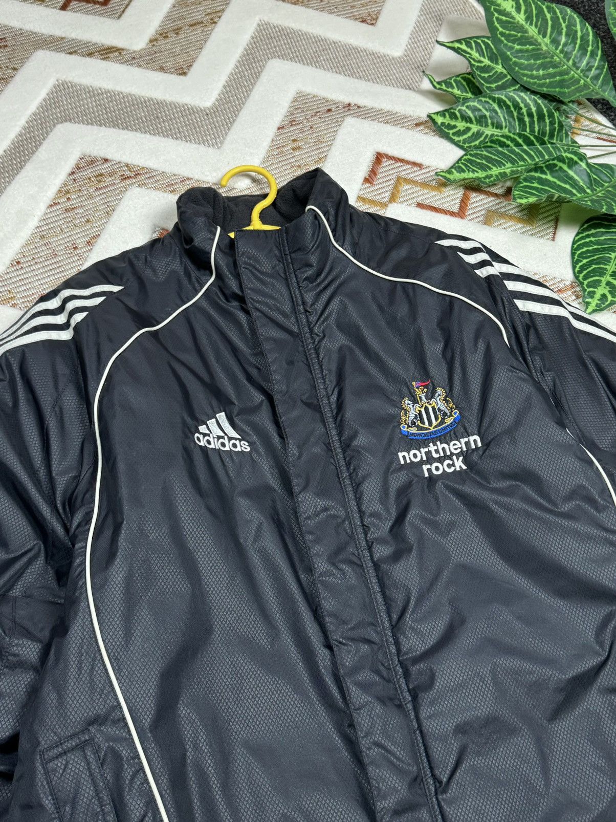 Adidas Insulated football jacket Adidas New Castle 2004 2005 Size US L / EU 52-54 / 3 - 16 Thumbnail