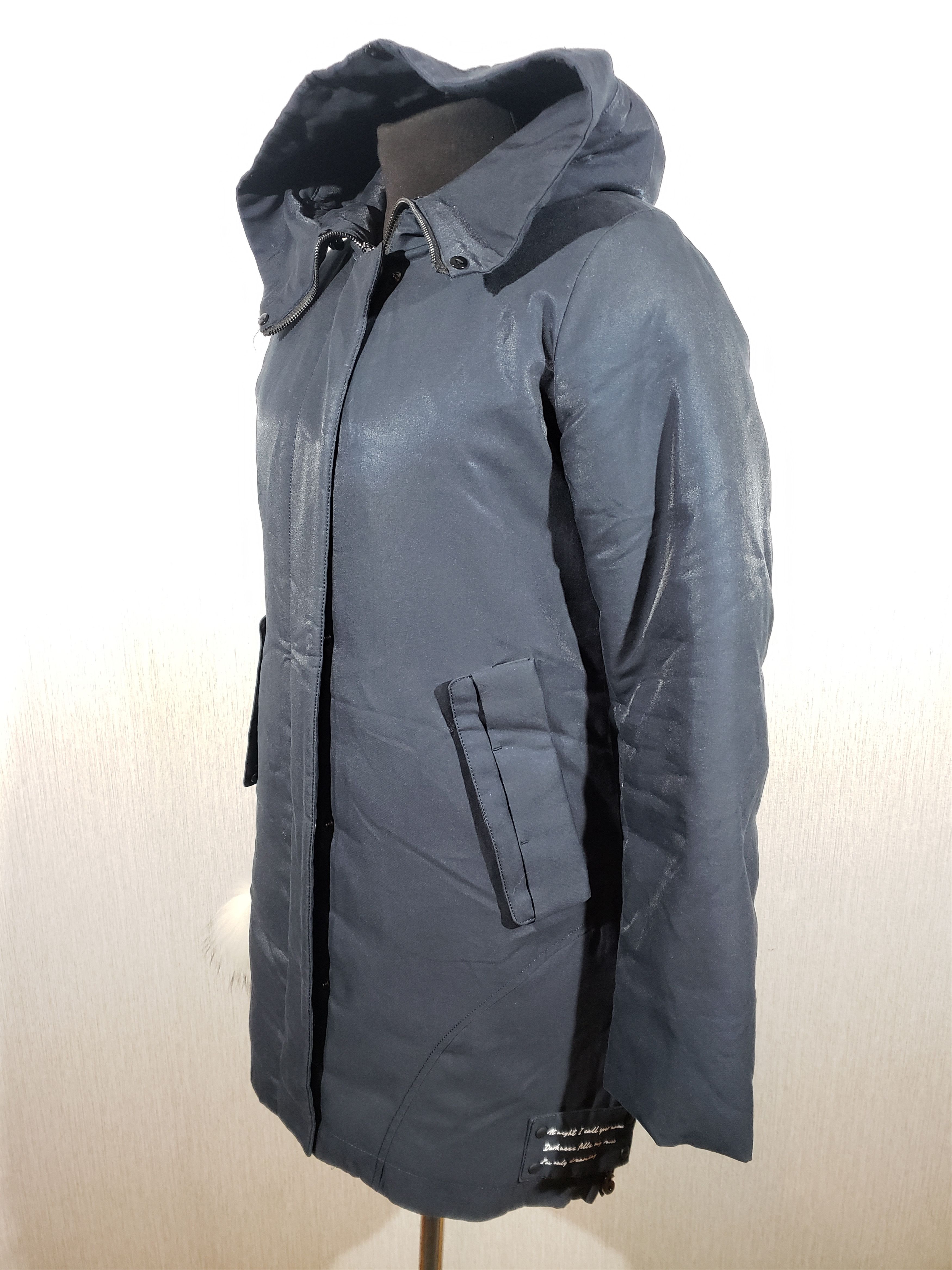 Designer Reliable women's blue jacket with a hood. Size M / US 6-8 / IT 42-44 - 2 Thumbnail