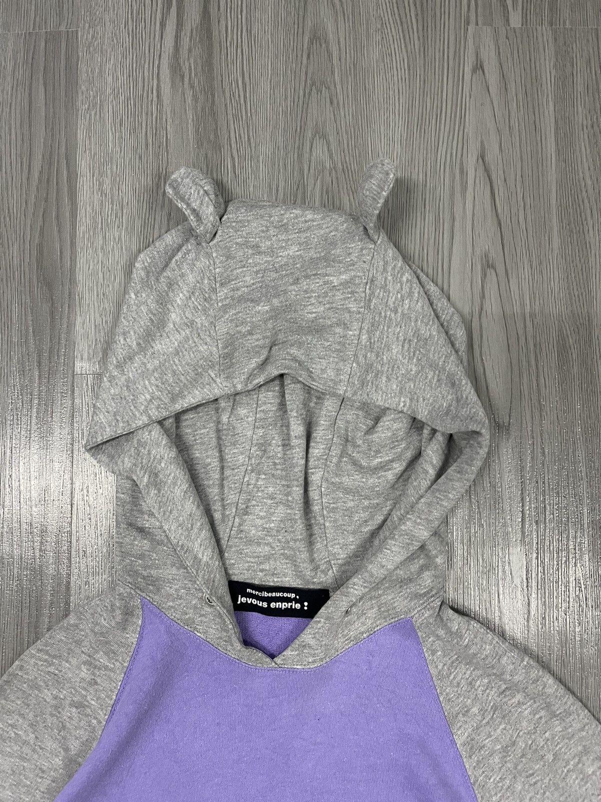 Issey Miyake × Japanese Brand × mercibeaucoup Mercibeaucoup mouse ear long Hoodies shirt Size M / US 6-8 / IT 42-44 - 3 Thumbnail