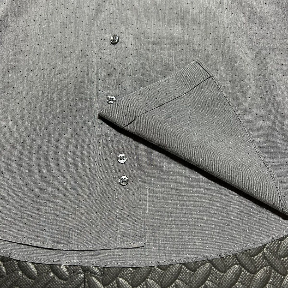 Bar III Bar III Dress Shirt Long Sleeve Geometric Mens XL 17 34-35 Size US XL / EU 56 / 4 - 9 Thumbnail