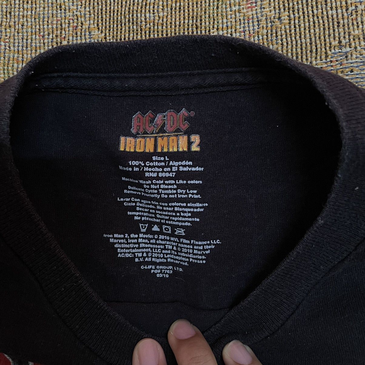 AC/DC × Band Tees × Vintage ACDC ironman2 tee. Size US L / EU 52-54 / 3 - 5 Thumbnail