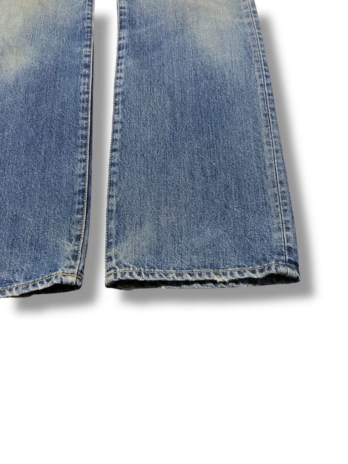 Japanese Brand Vintage Back Number Nippon Japan - Faded Rusty Wash Jeans Size US 33 - 7 Thumbnail