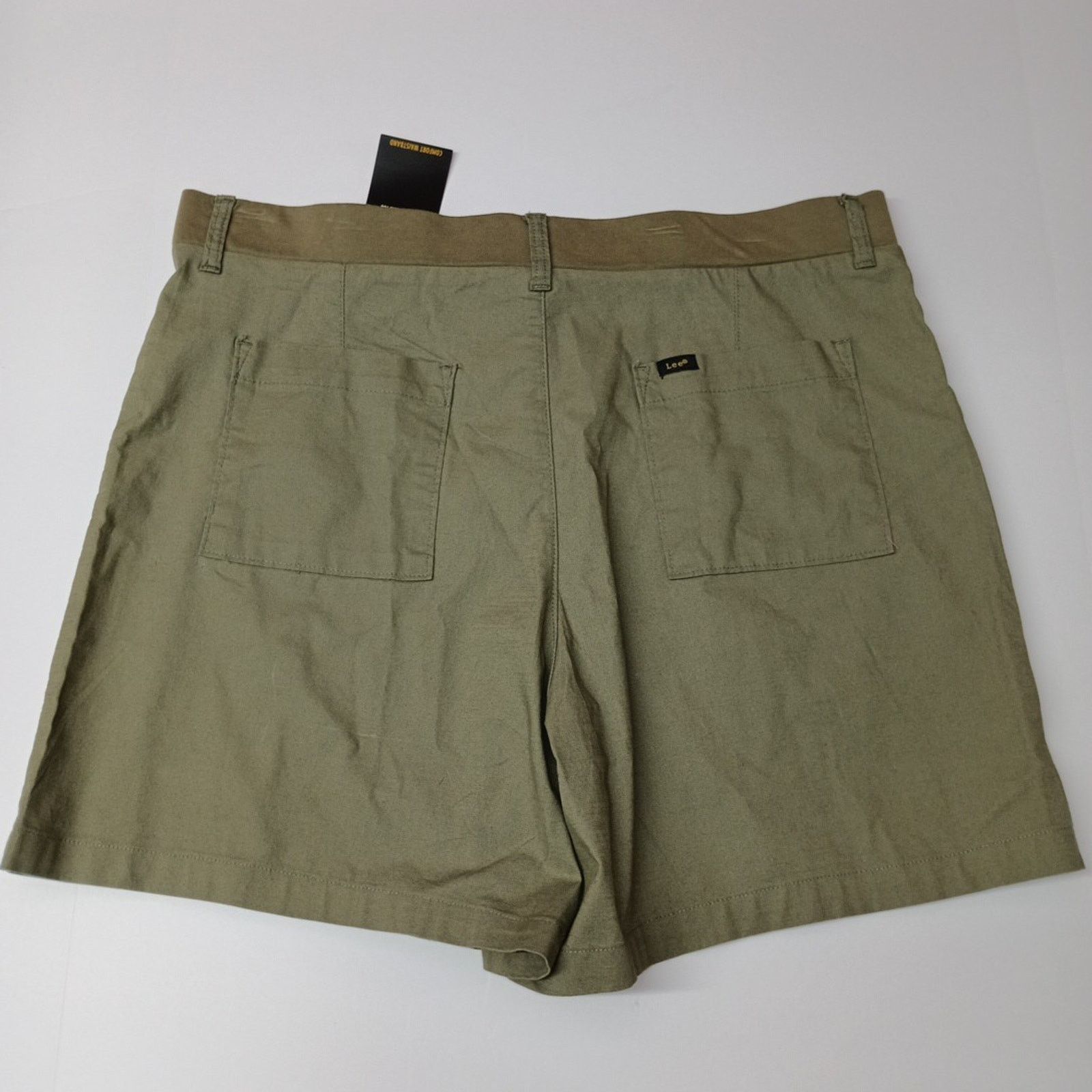 Lee Lee Comfort Waistband Green Shorts Women's Size 18 6" Inseam Size 40" / US 18 - 4 Thumbnail