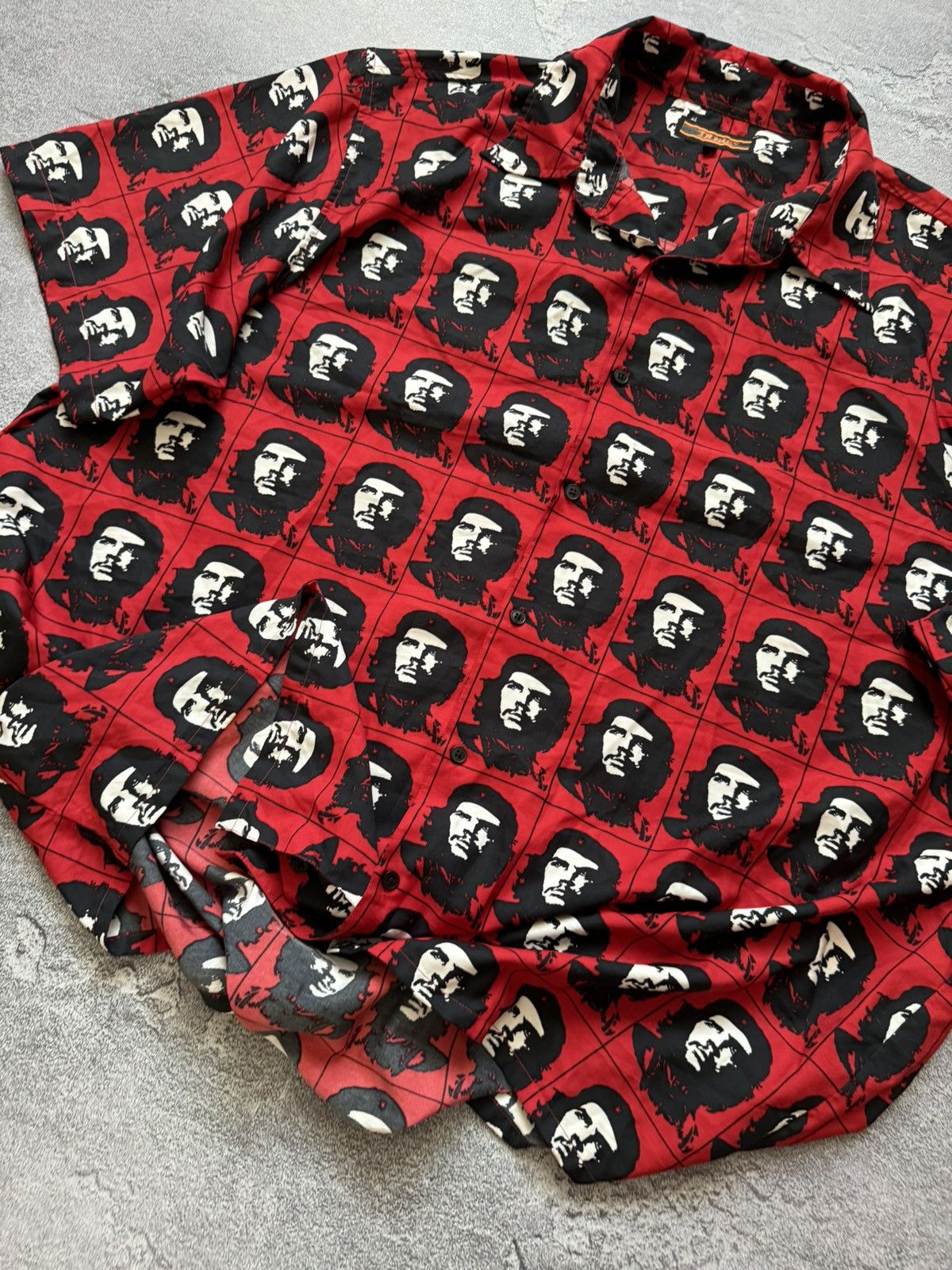 Vintage Duke 4XL Che Guevara vintage monogram shirt button up polo Size US XXL / EU 58 / 5 - 4 Thumbnail