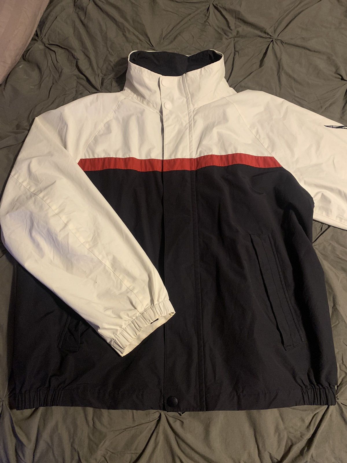 Nautica × Vintage Vintage Nautica Windbreaker Jacket Size US XL / EU 56 / 4 - 1 Thumbnail