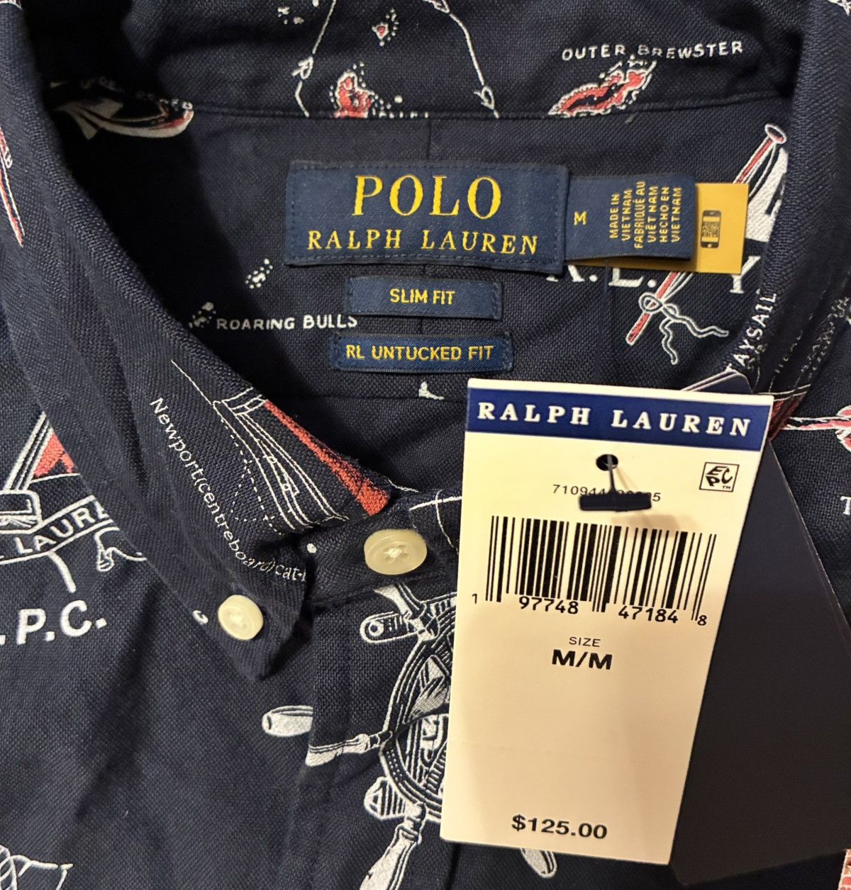 Polo Ralph Lauren *NWT* POLO RALPH LAUREN S/S BUTTON UP SHIRT- SIZE MEDIUM Size US M / EU 48-50 / 2 - 7 Thumbnail
