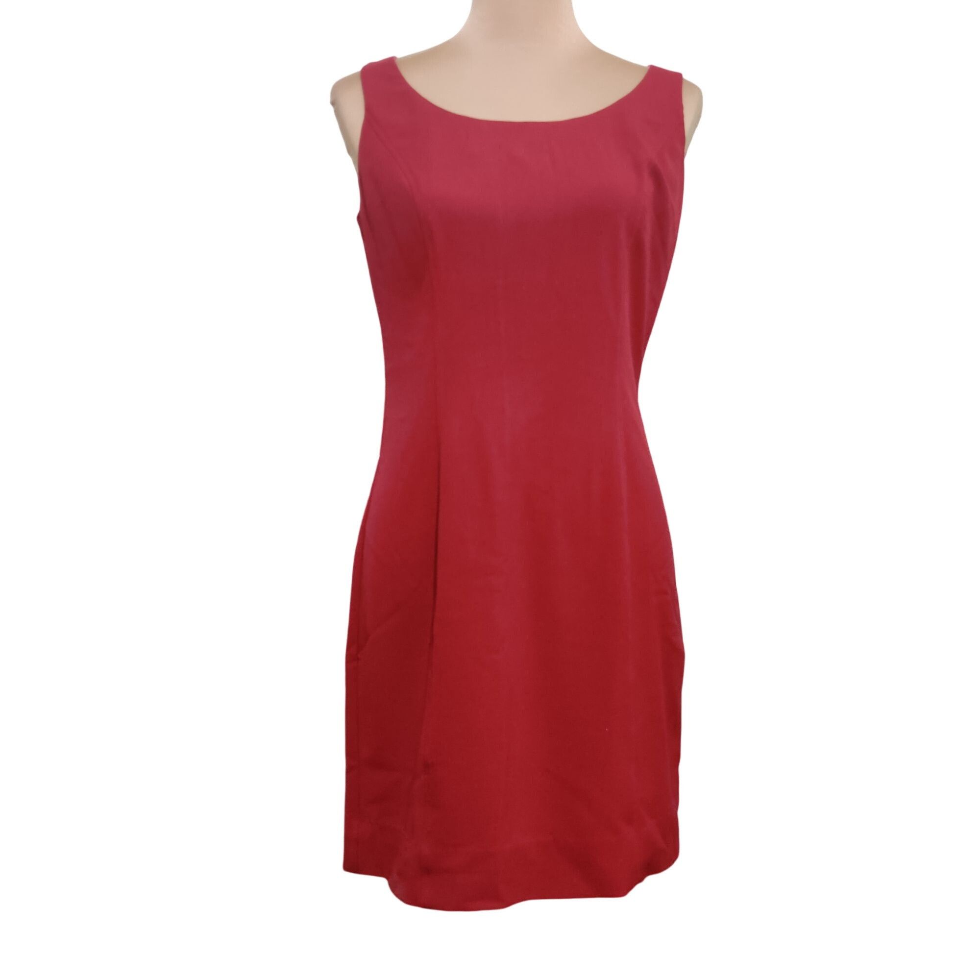 Other Newport News 8 Red Sleeveless Sheath Dress Classic Minimalis Size M / US 6-8 / IT 42-44 - 1 Thumbnail