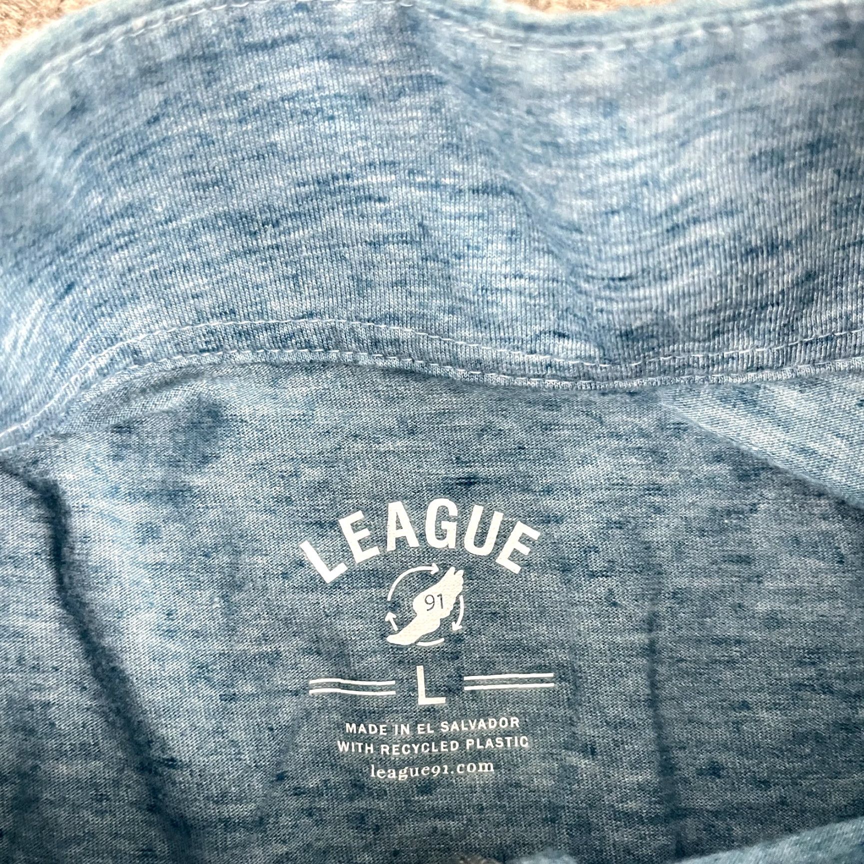 Vintage League Jacket Adult Mens Large Blue Monkey Quarter Zip Long Sleeve Stretch Size US L / EU 52-54 / 3 - 4 Thumbnail