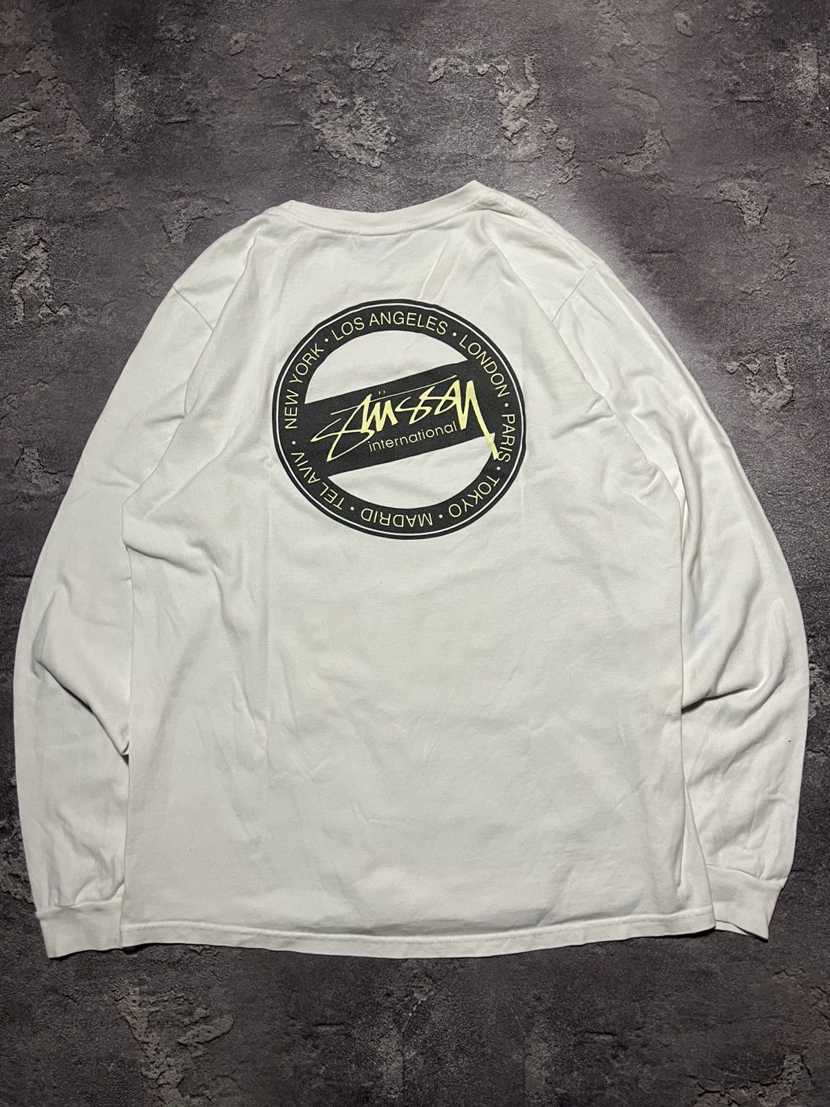 Stussy Vintage 90s Stussy Logo Long Sleeve Streetwear Size US M / EU 48-50 / 2 - 1 Thumbnail