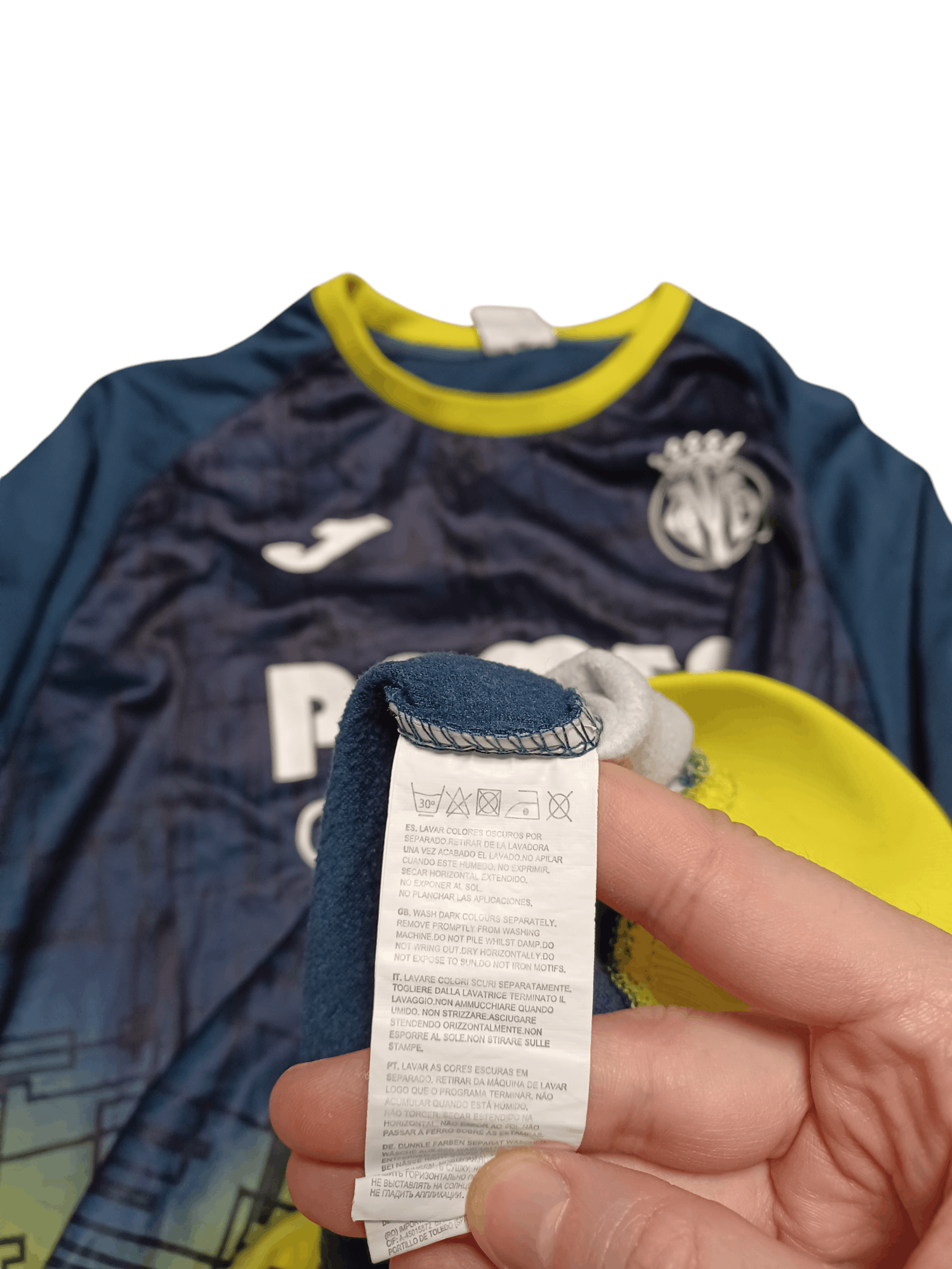 Joma VILLAREAL JOMA SOCCER TRAINING THERMO SWEATSHIRT FOOTBALL Size US L / EU 52-54 / 3 - 6 Thumbnail