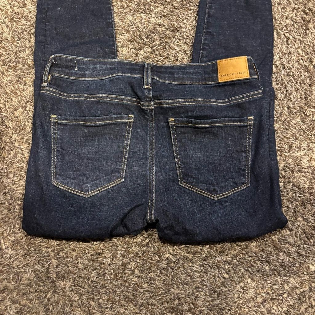 American Eagle Outfitters American Eagle Outfitters Women's Deep Indigo Jegging Jeans Size 28" / US 6 / IT 42 - 1 Thumbnail