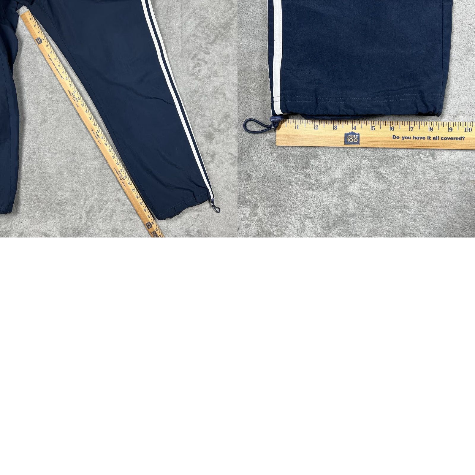 Adidas VTG Adidas Track Pants Men’s XL Navy Blue Cinch Cord Ankle Y2K 90s Athleisure Sports Pants Mens XL Navy Blue Track Pants Adidas VTG Size US 36 / EU 52 - 9 Thumbnail