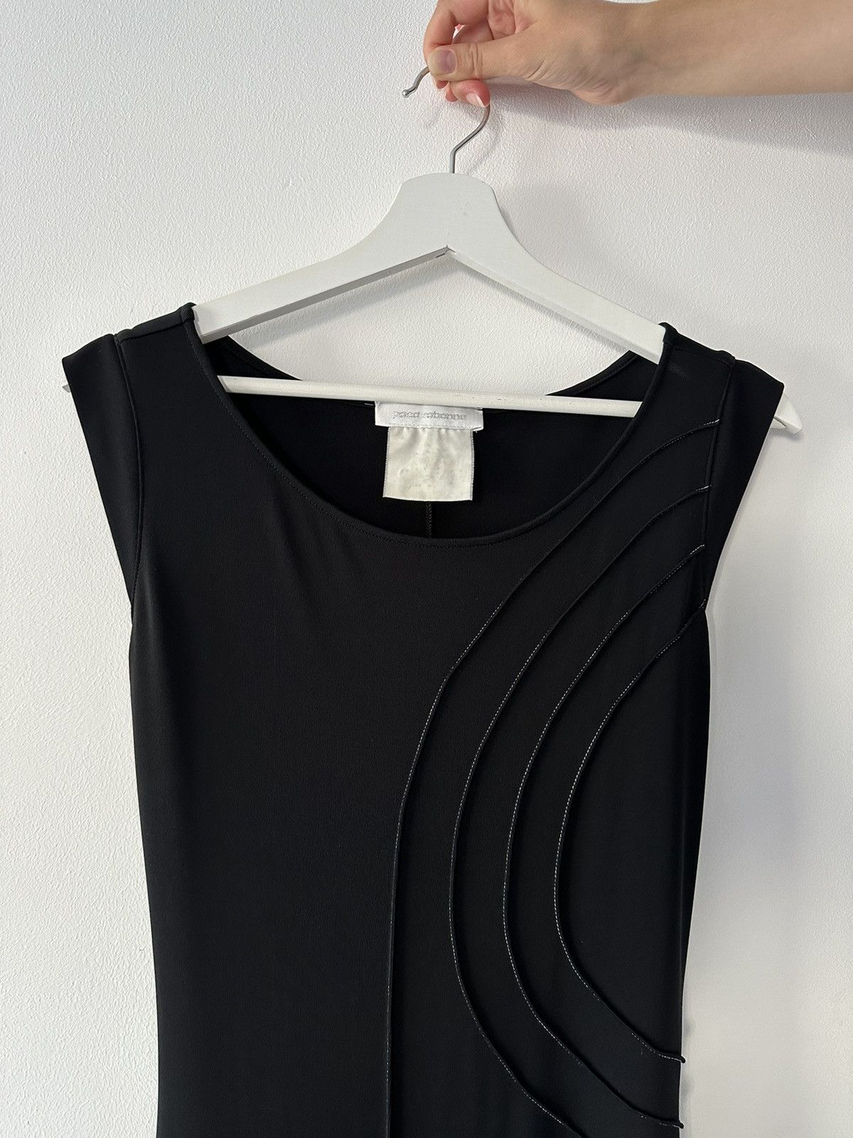 Paco Rabanne Paco Rabanne Late 90s Black Floor Length Dress Size M / US 6-8 / IT 42-44 - 2 Thumbnail