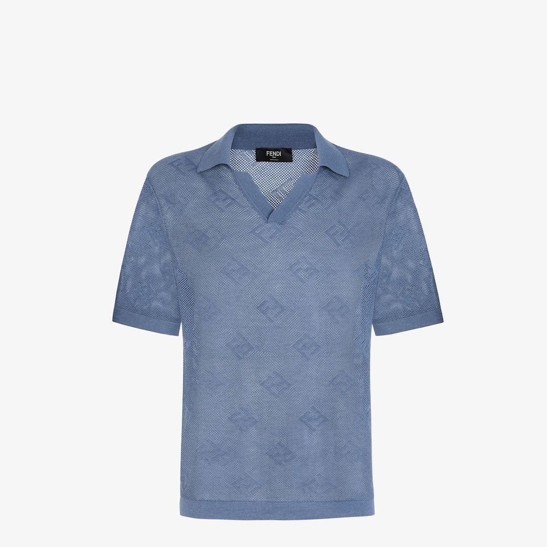 Fendi o1s1wg111025 Polo Shirt in Blue Size US L / EU 52-54 / 3 - 1 Thumbnail