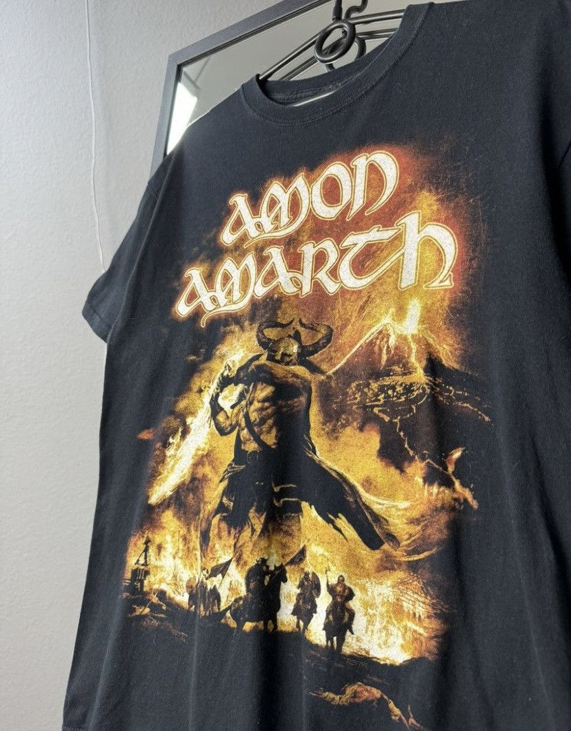 Band Tees Amon Amarth Tour 2011 Distressed T-shirt Size US M / EU 48-50 / 2 - 1 Thumbnail