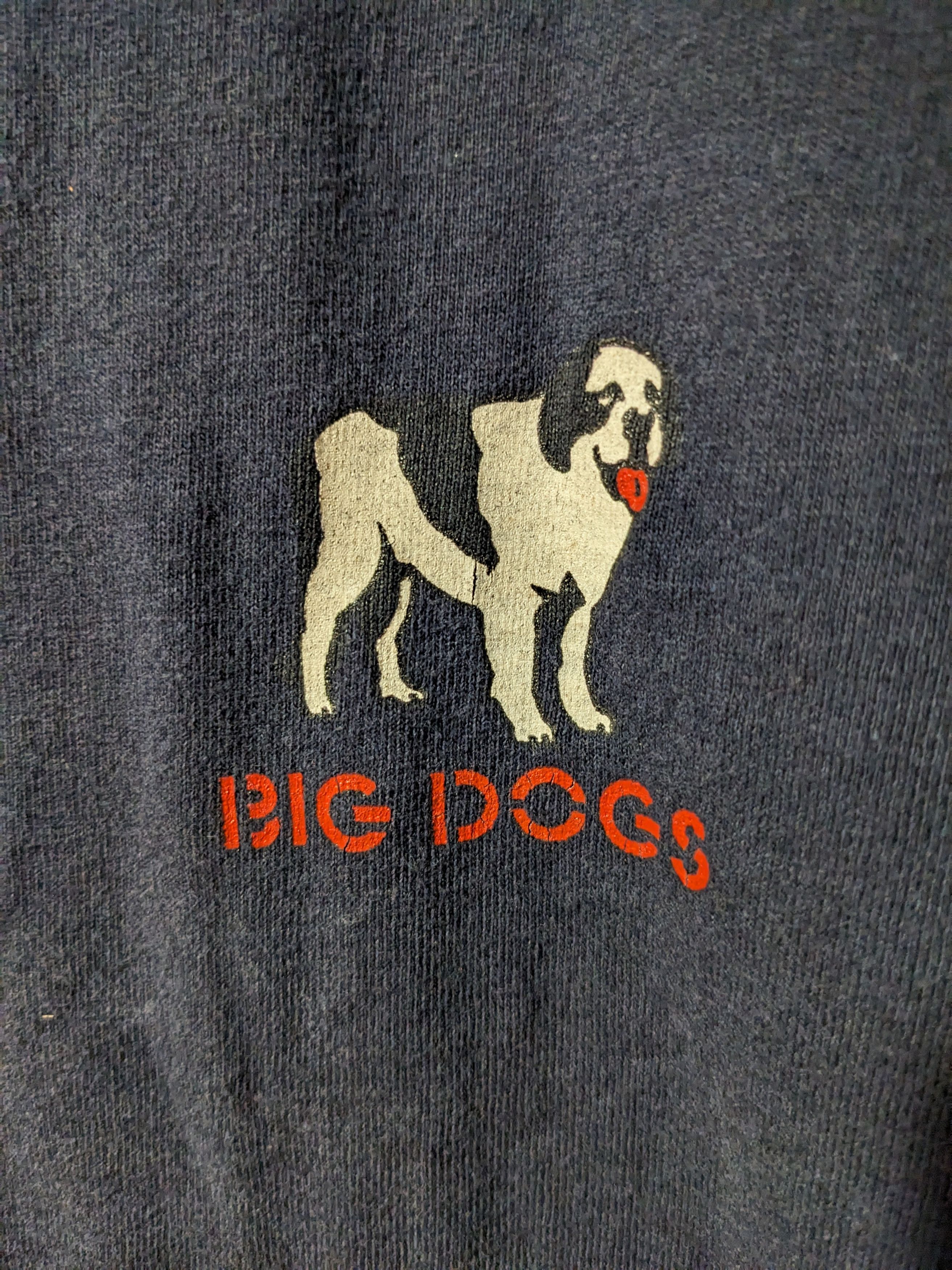 Big Dogs × Vintage Vintage 2004 Big Dogs Firefighter Bustin Ours T-shirt Size US XL / EU 56 / 4 - 5 Thumbnail